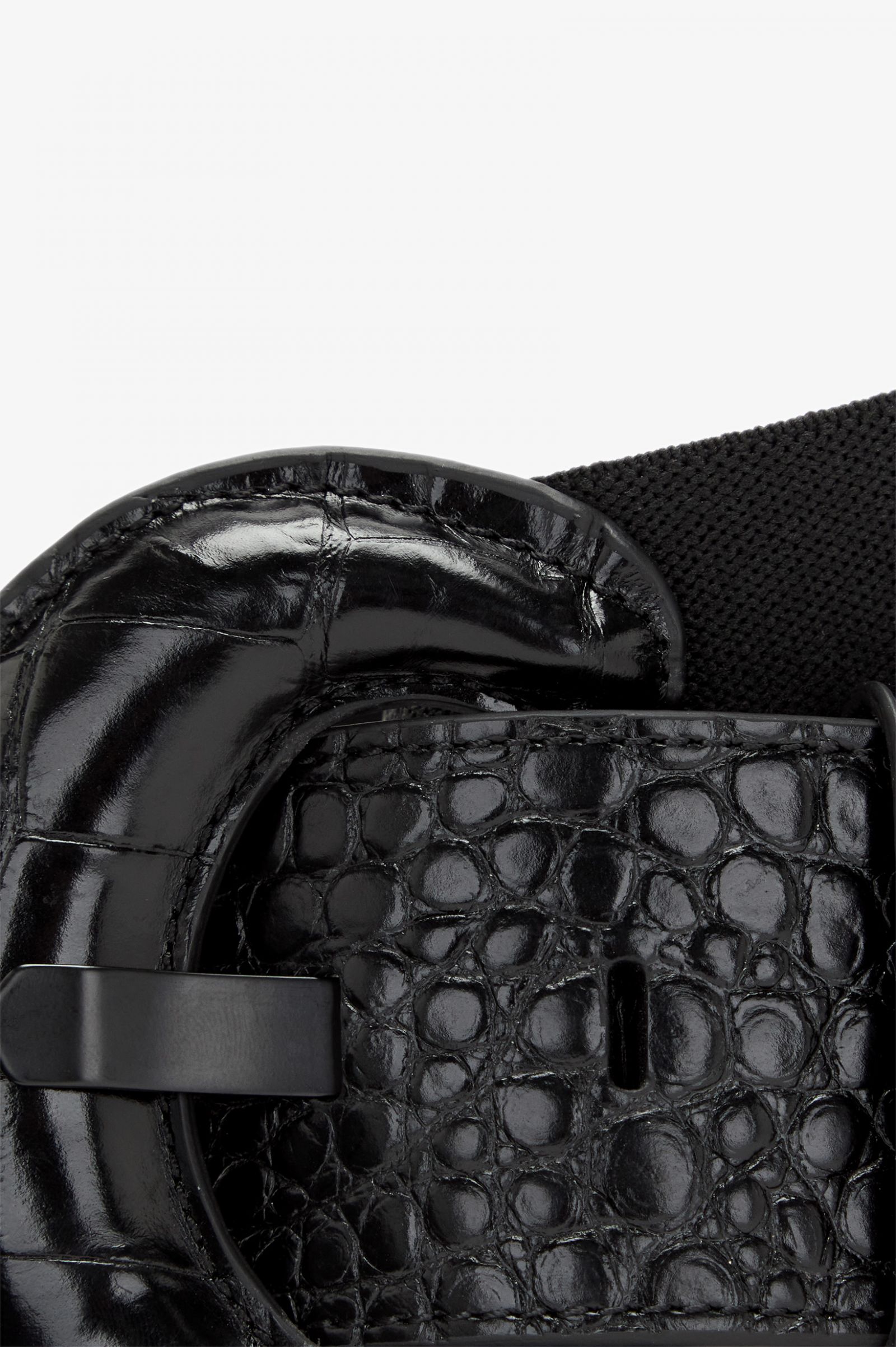 Amy Winehouse FoundationElasticated Leather Belt Black