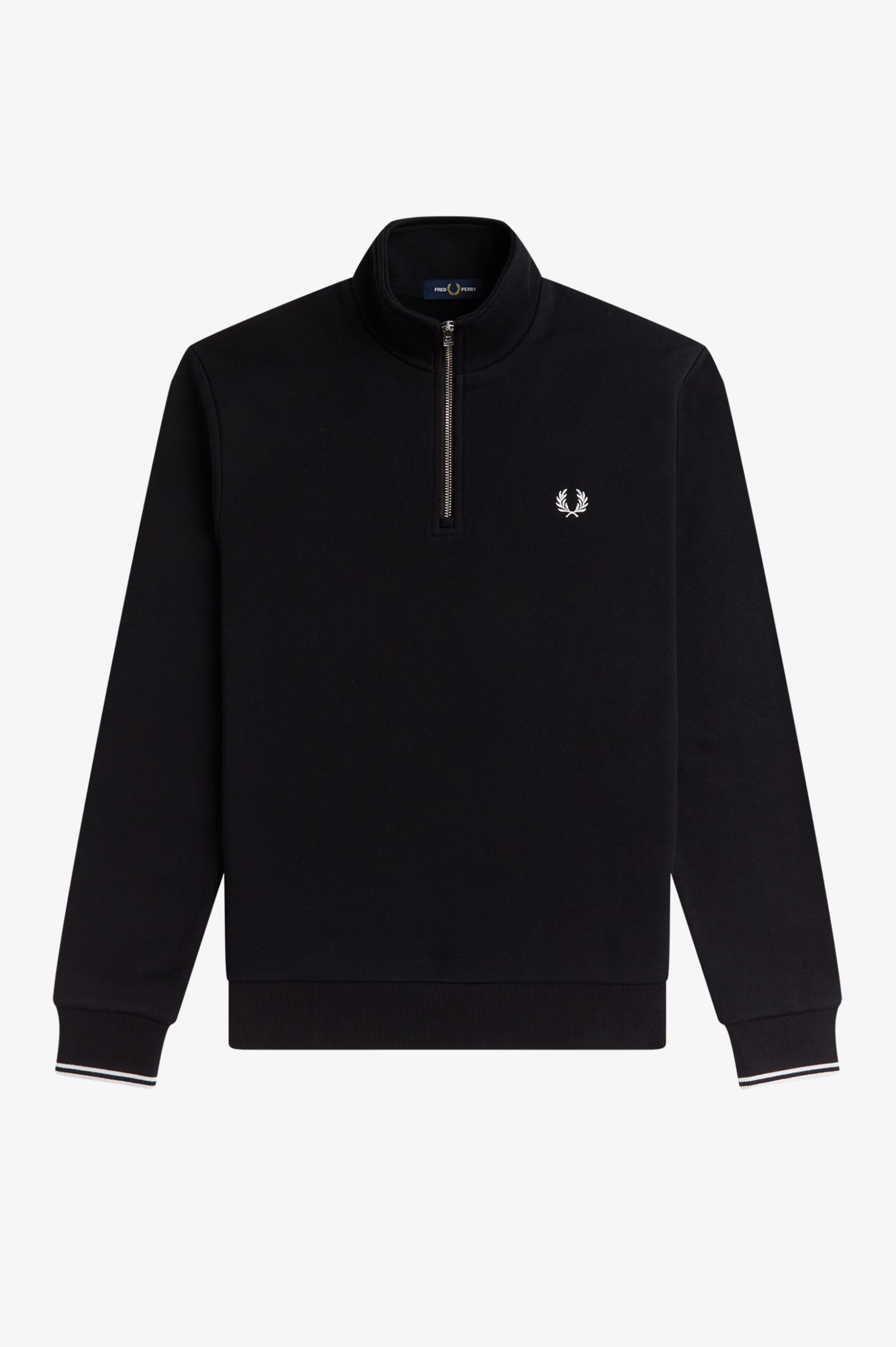 Half Zip Sweatshirt Black