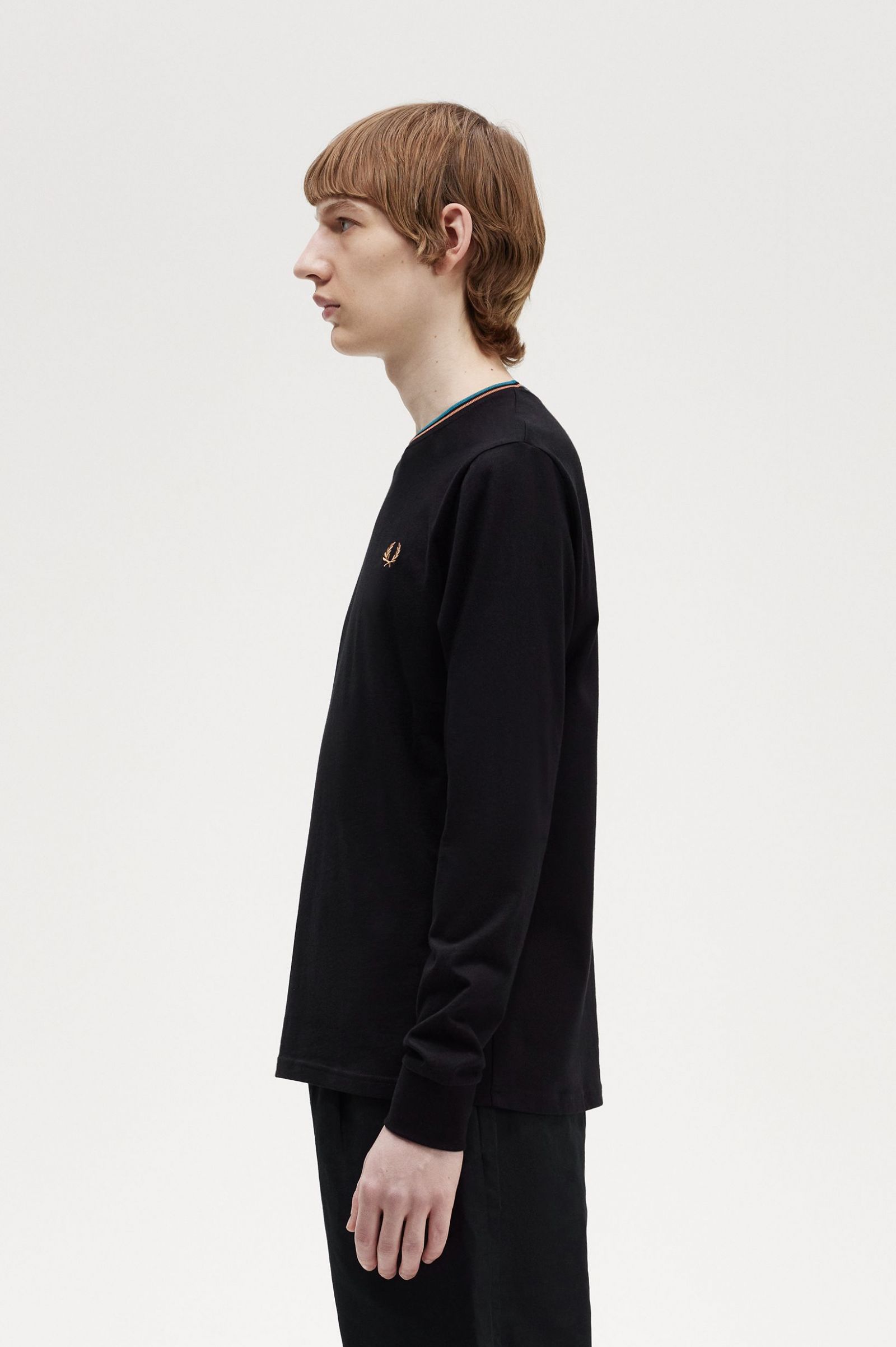 Twin Tipped T-Shirt Black / Cyber Blue / Light Rust