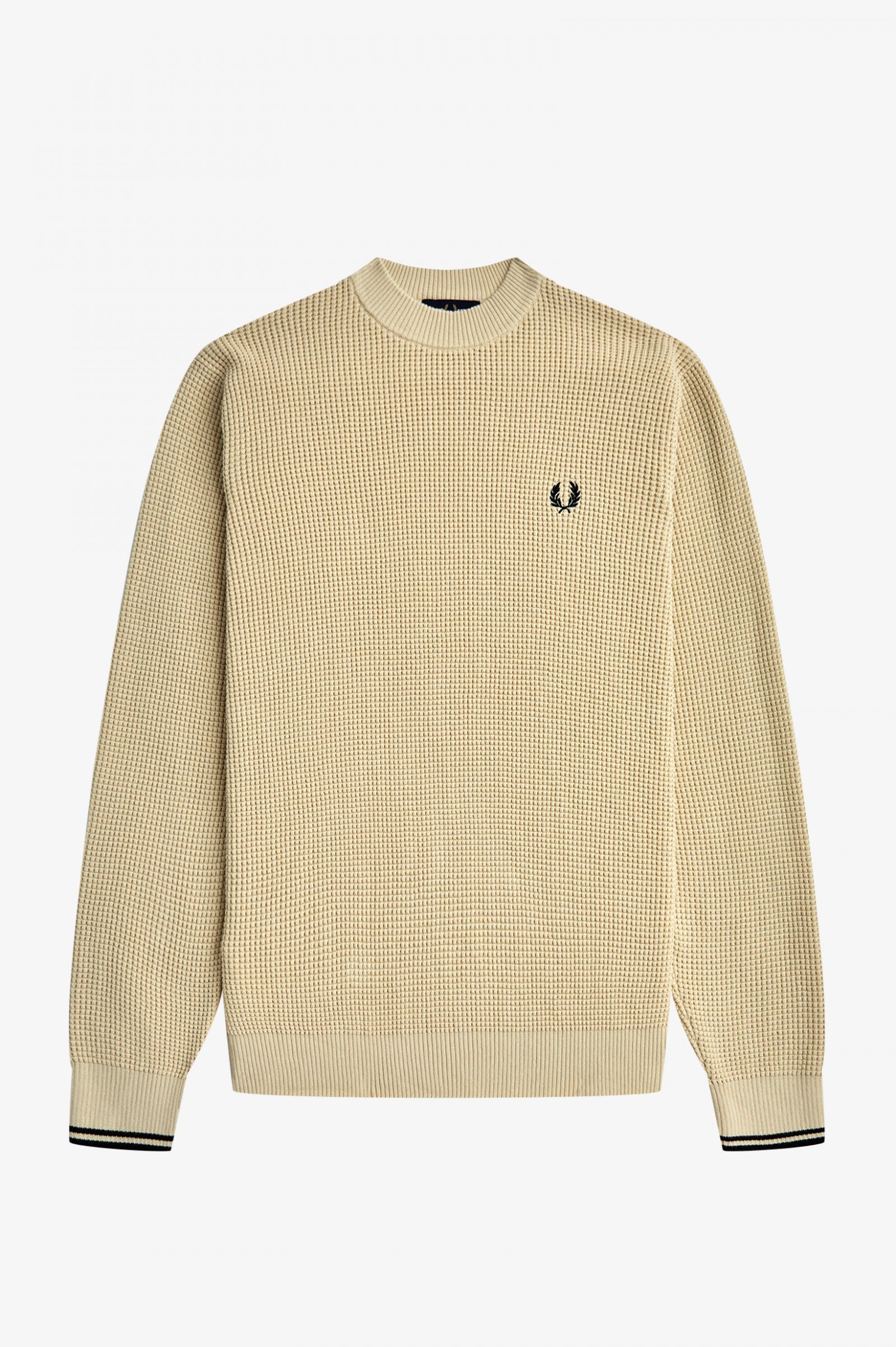 Waffle Stitch Jumper Oatmeal