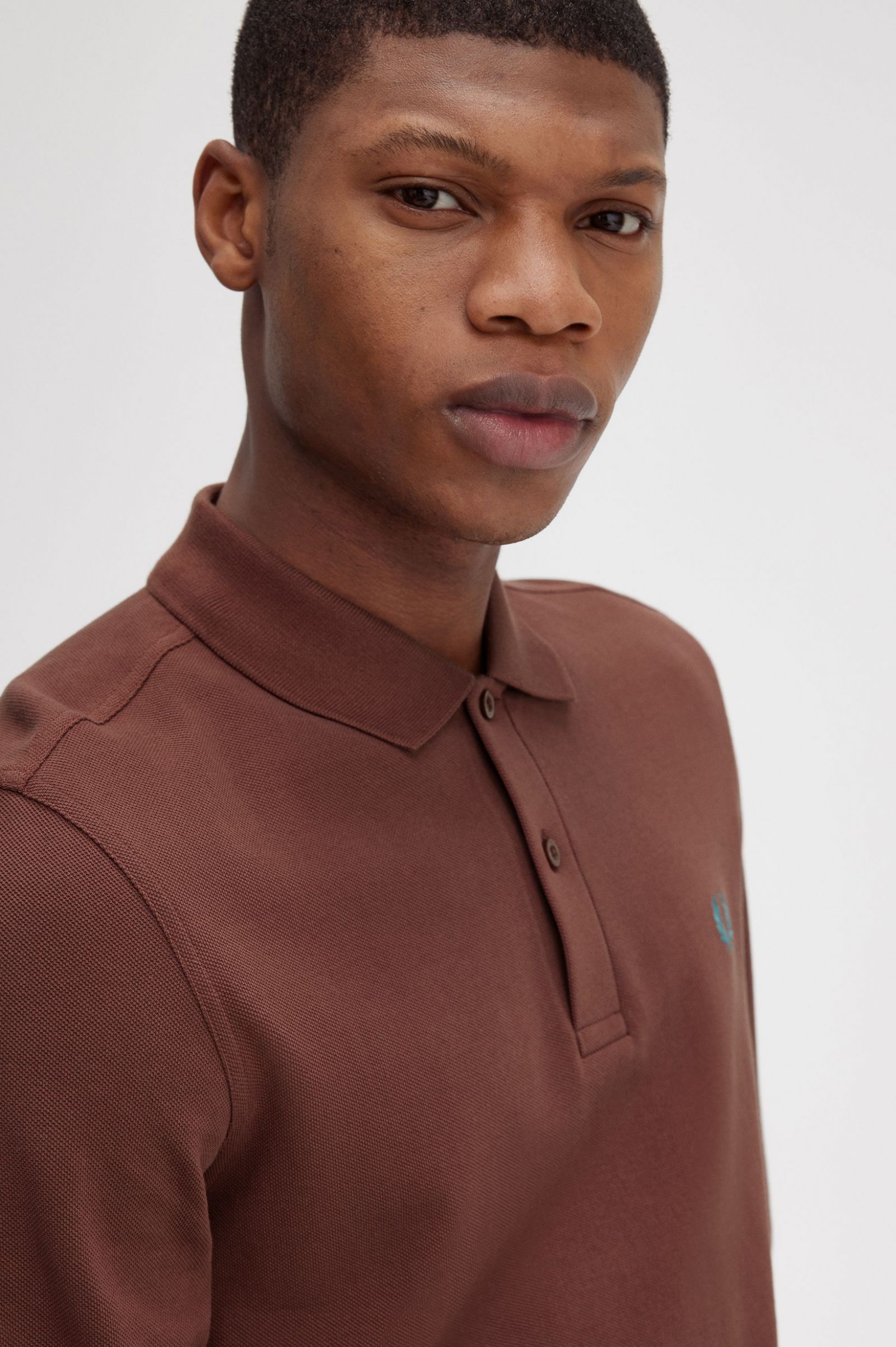 The Fred Perry ShirtM6006 Whisky Brown / Deep Mint