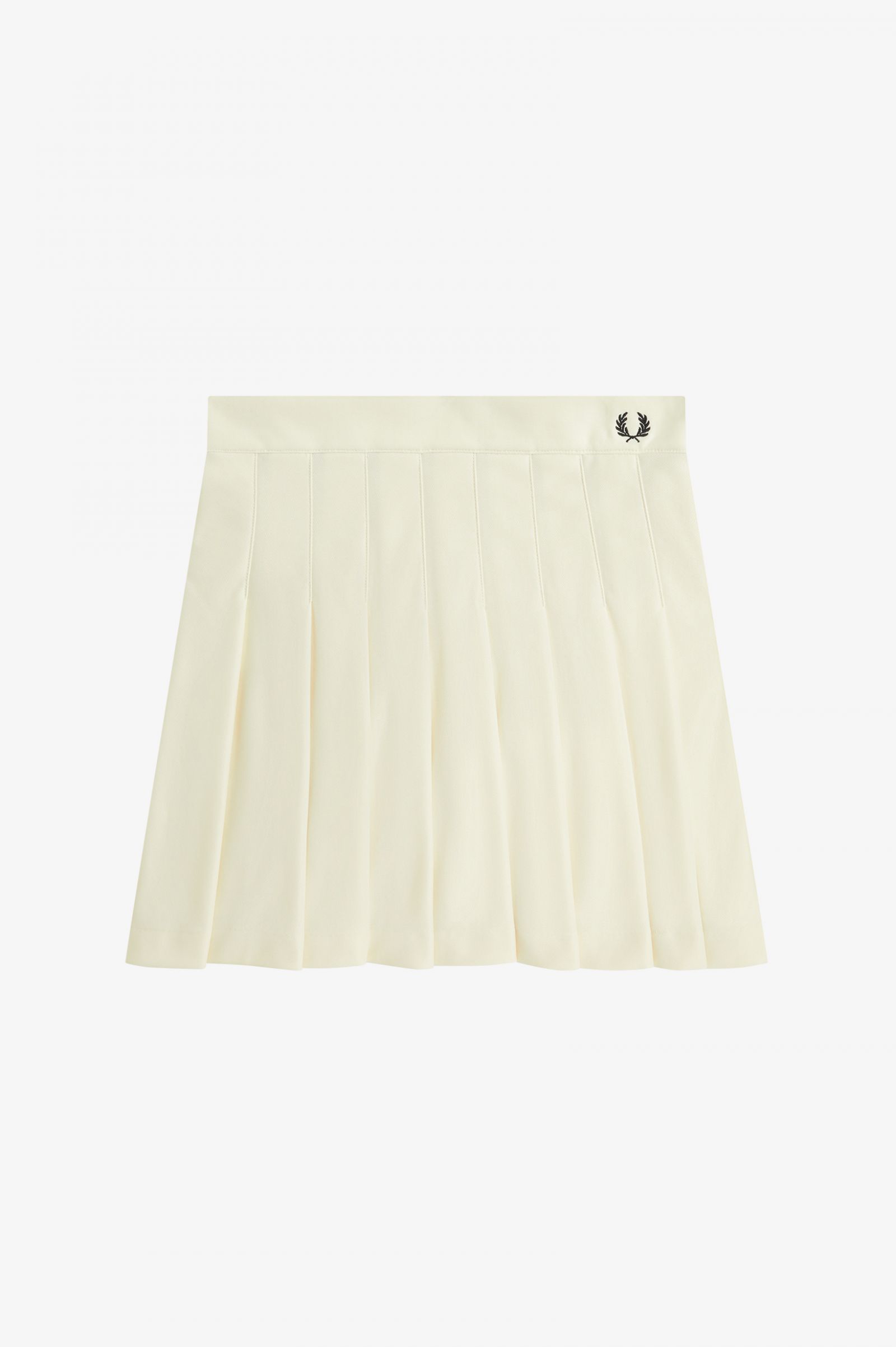Pleated Tennis Skirt Ecru