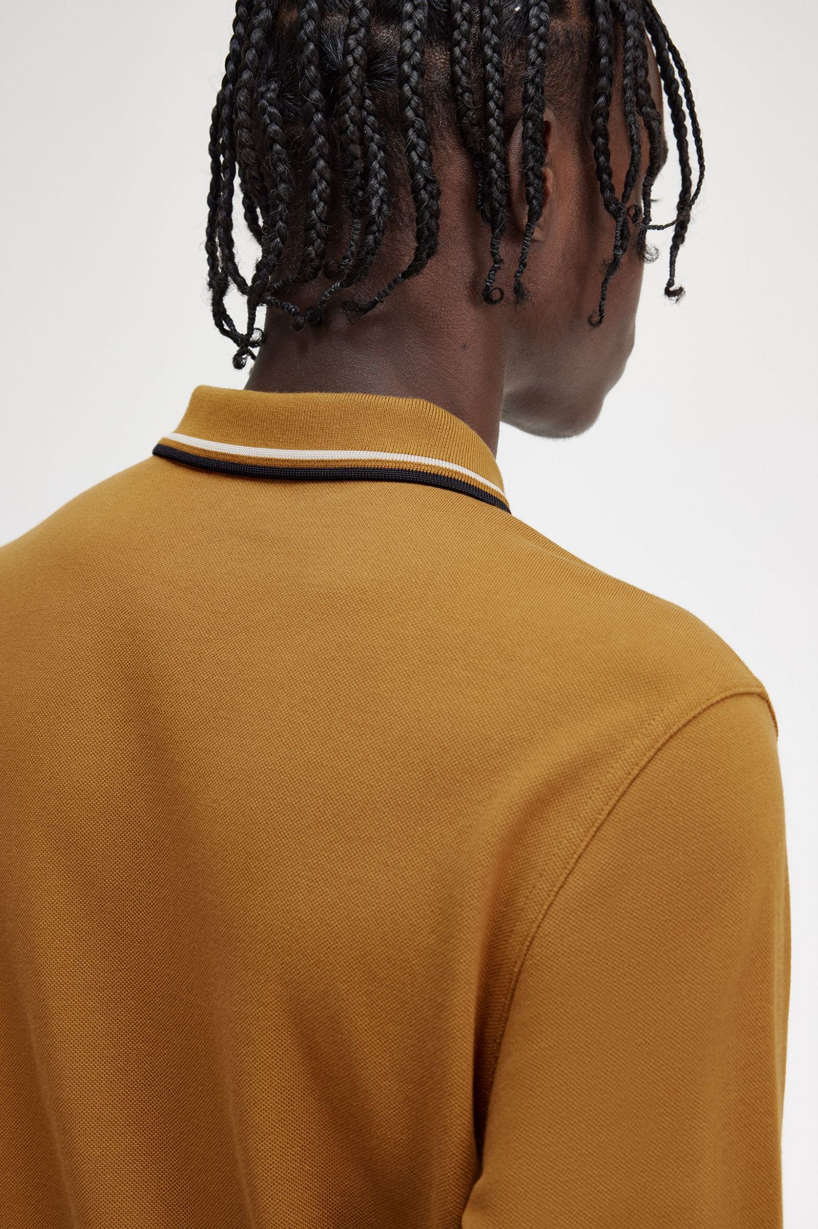 The Fred Perry ShirtM3636 Dark Caramel / Oatmeal / Black