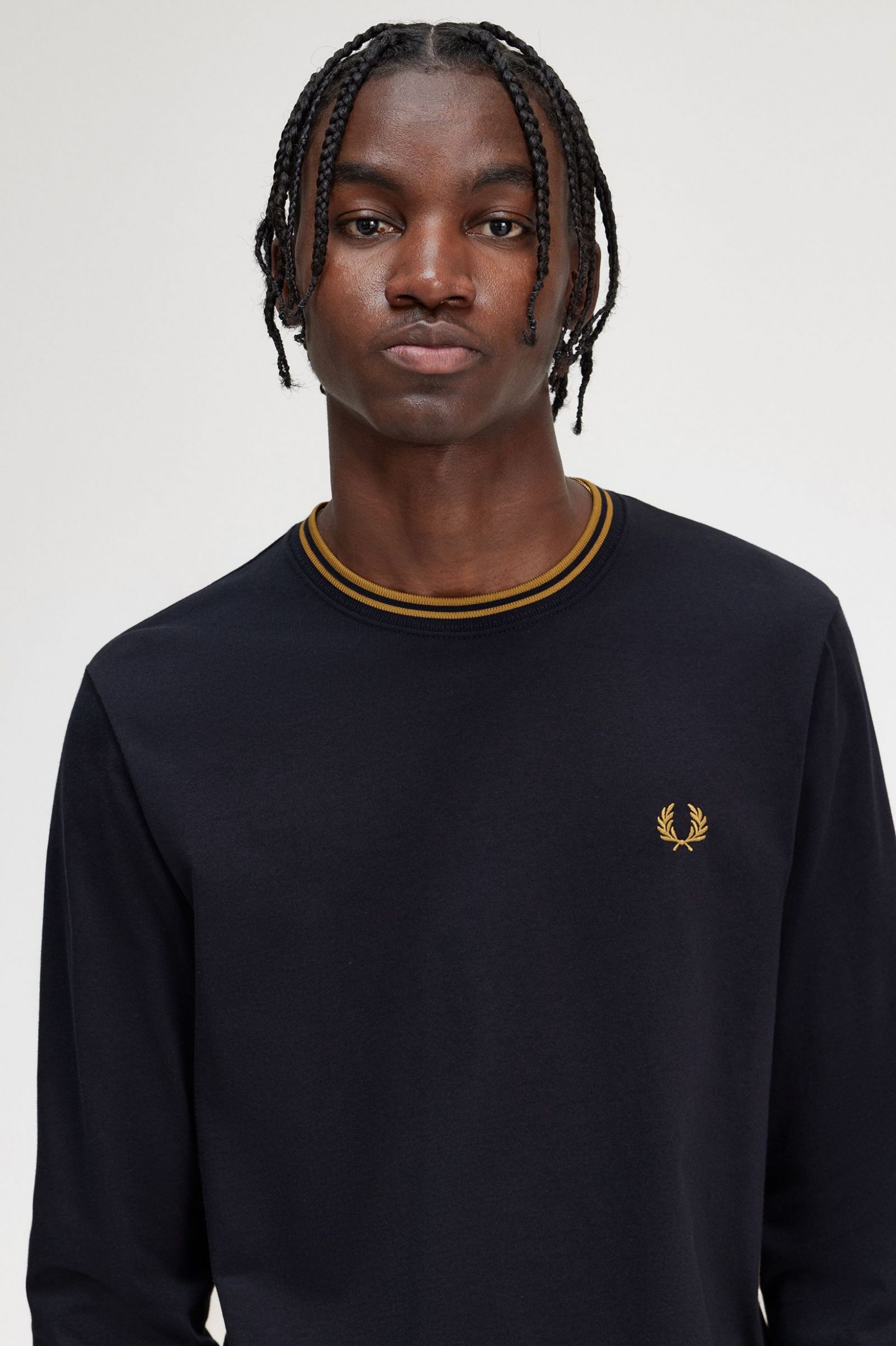 Twin Tipped T-Shirt Navy / Dark Caramel