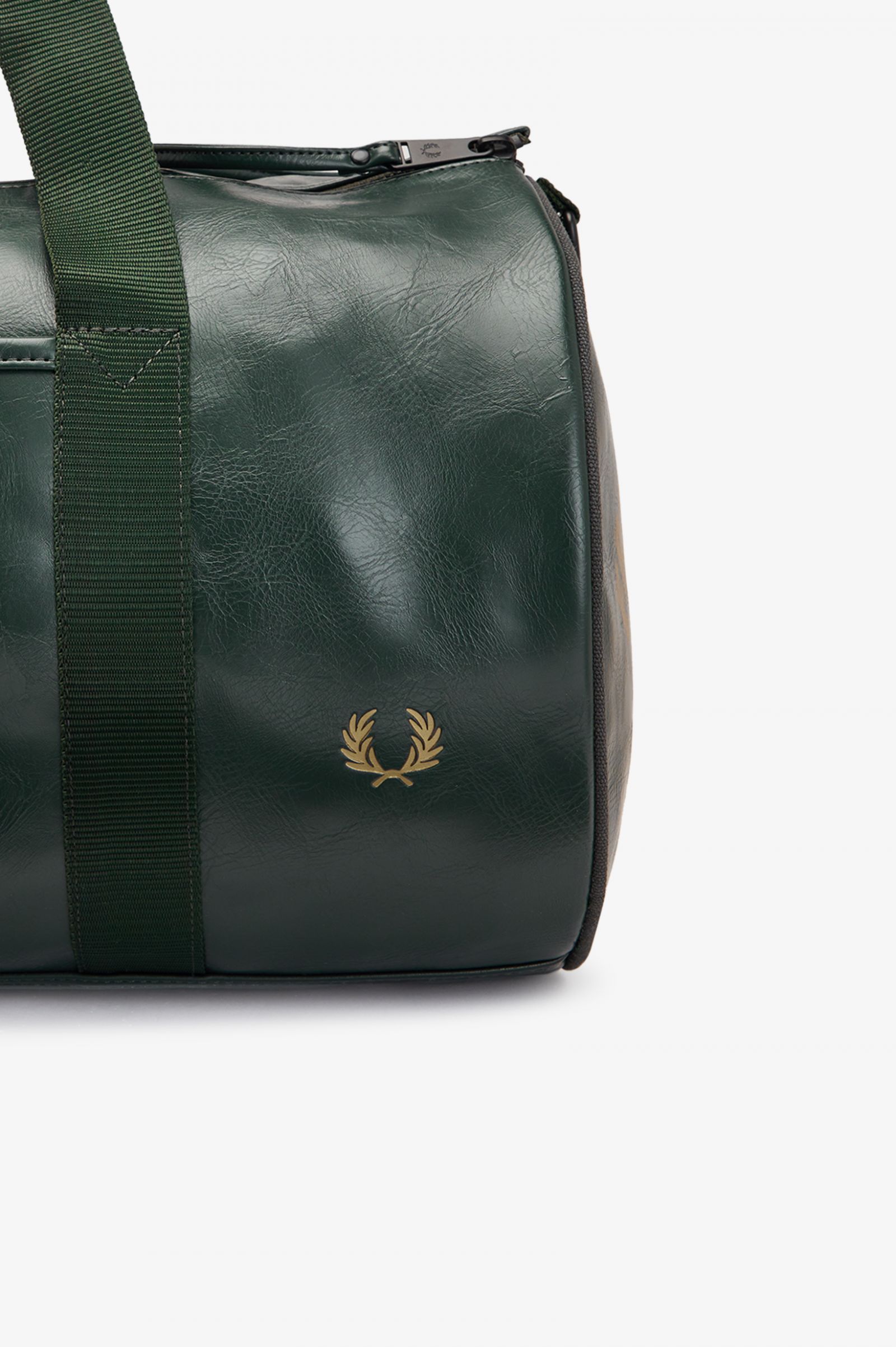 Tonal Barrel Bag Dark Green