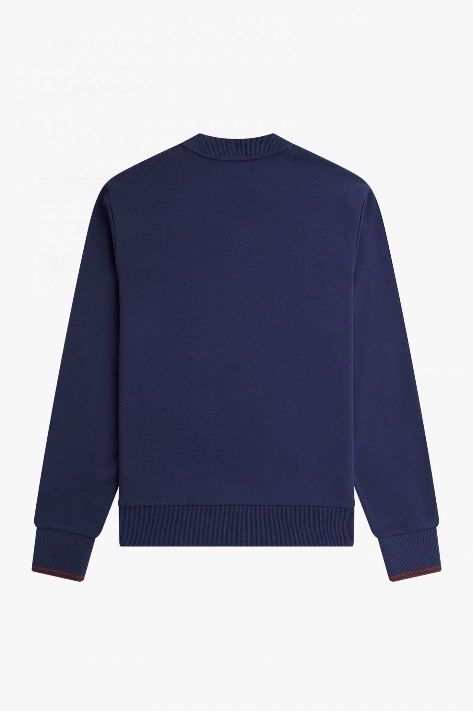 Crew Neck Sweatshirt French Navy / Whisky Brown