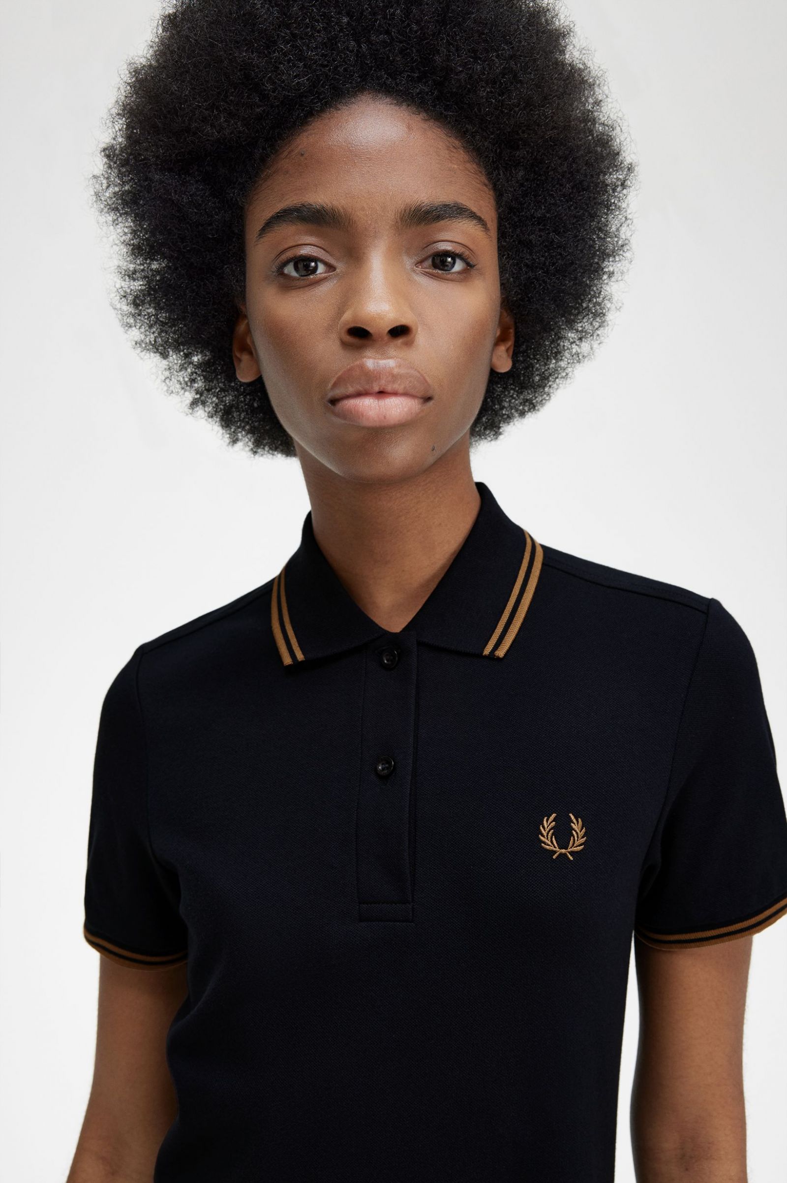 Twin Tipped Fred Perry Shirt Dress Navy