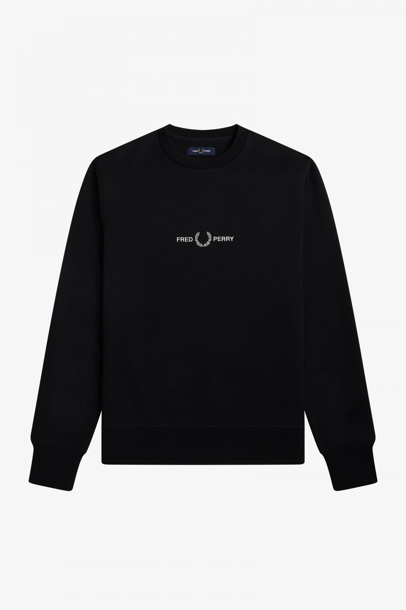 Embroidered Sweatshirt Black