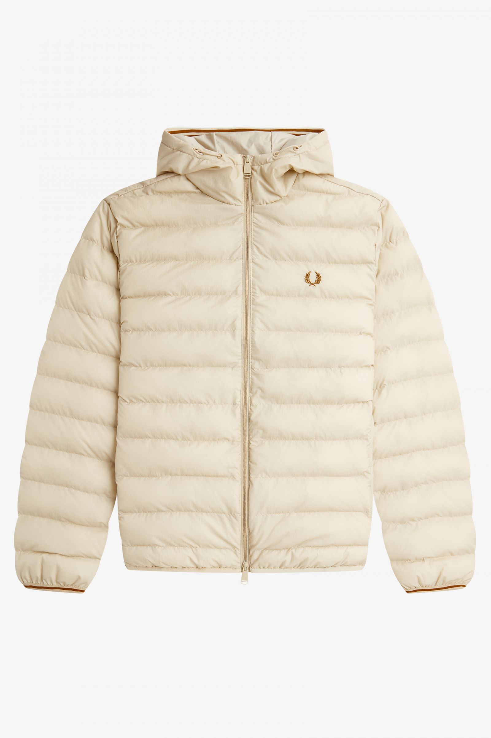 Hooded Insulated Jacket Oatmeal