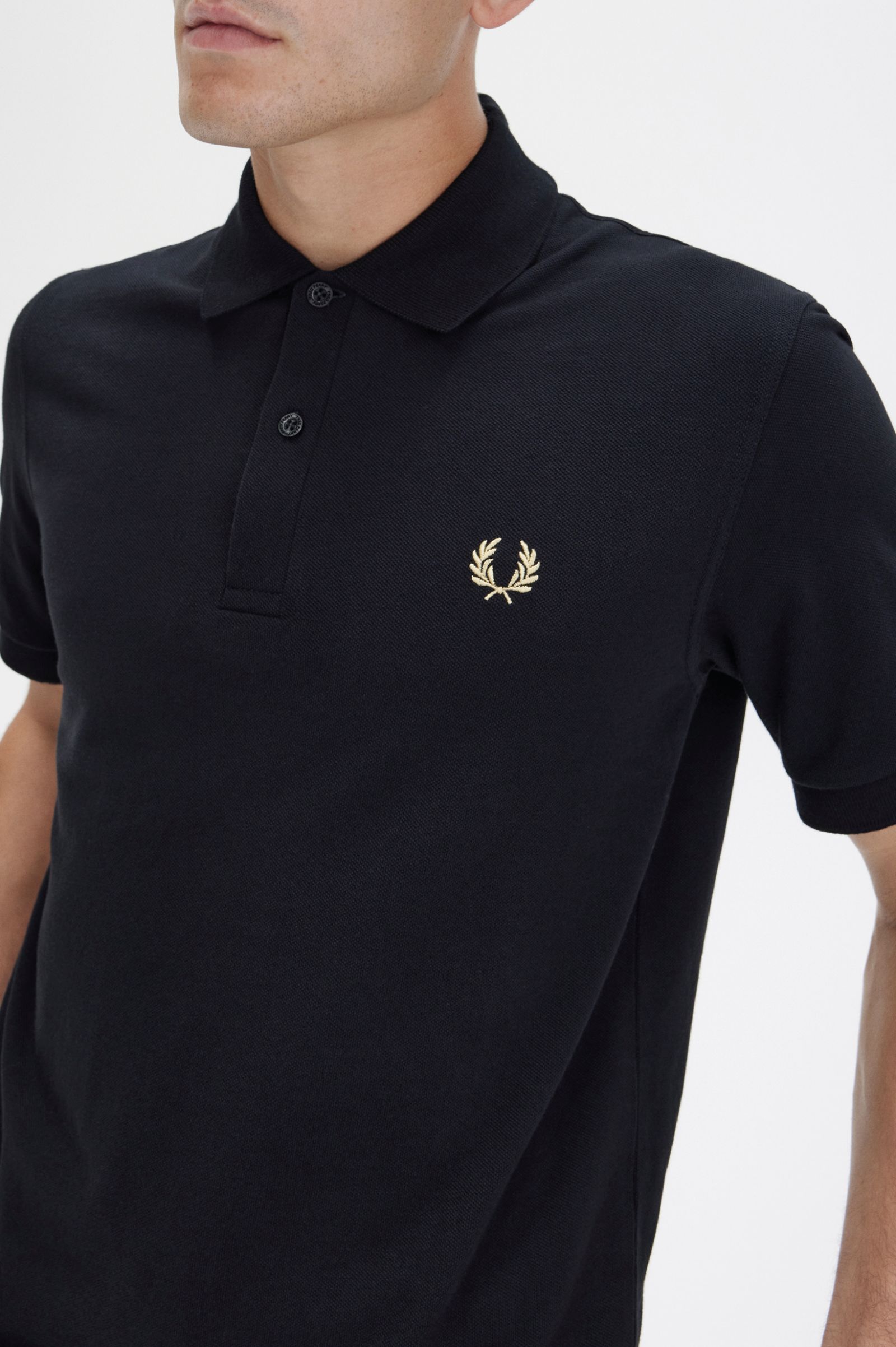 The Fred Perry ShirtM3 Black / Champagne