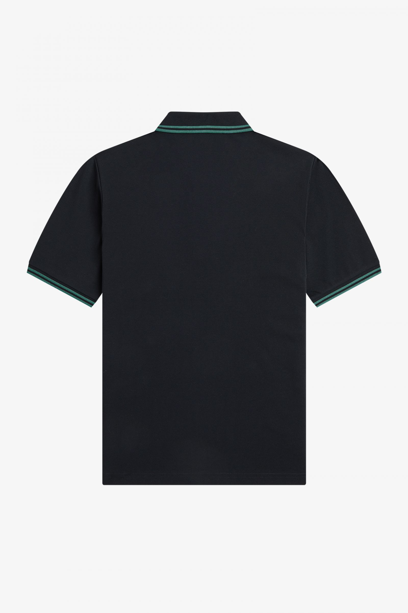 The Fred Perry ShirtG3600 Black / Deep Mint / Deep Mint