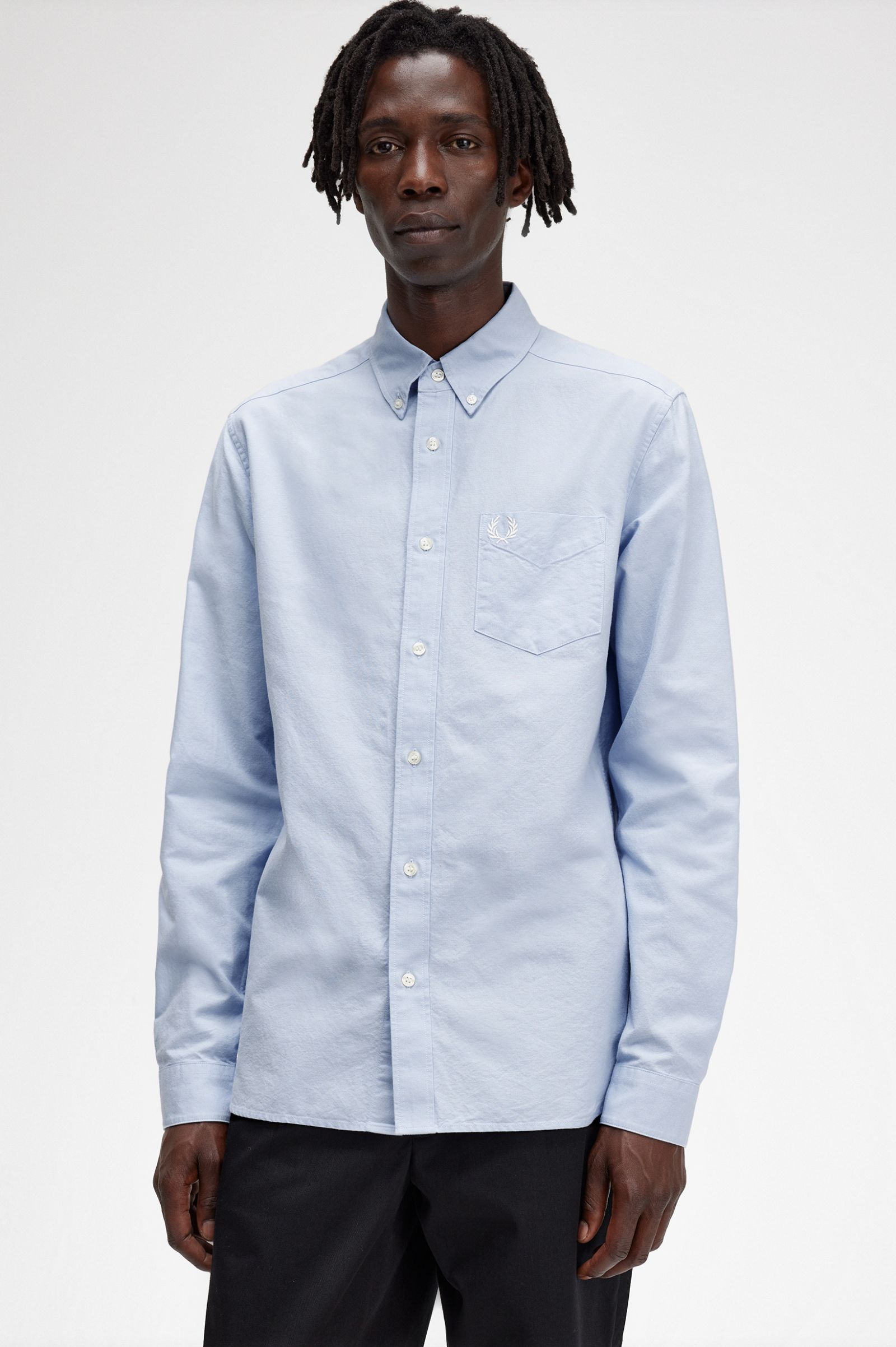 Oxford Shirt Light Smoke