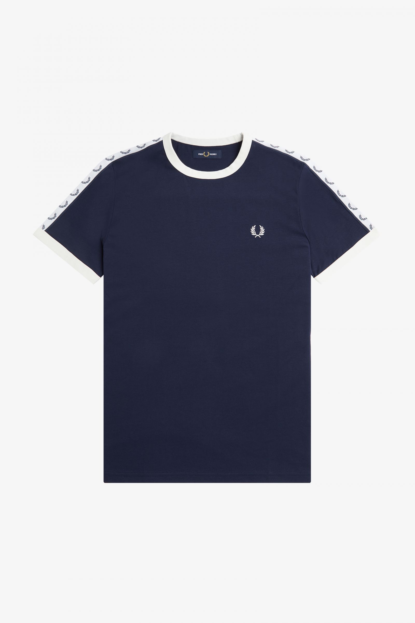 Taped Ringer T-Shirt Carbon Blue