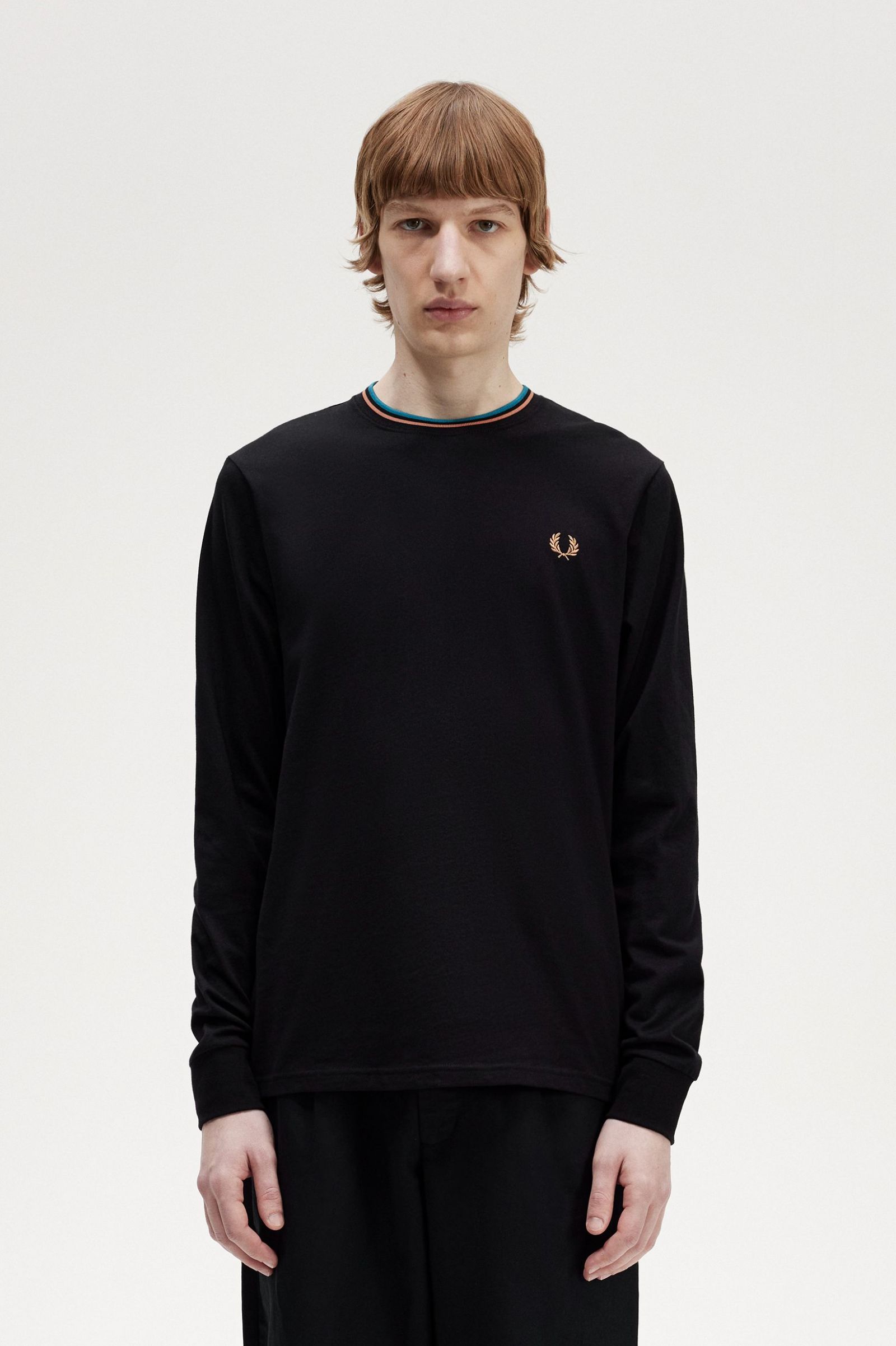 Twin Tipped T-Shirt Black / Cyber Blue / Light Rust