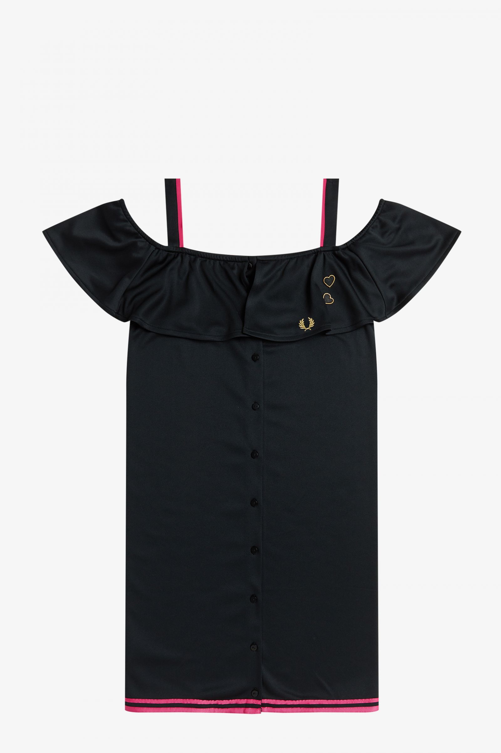 Amy Winehouse FoundationOff-The-Shoulder Dress Black