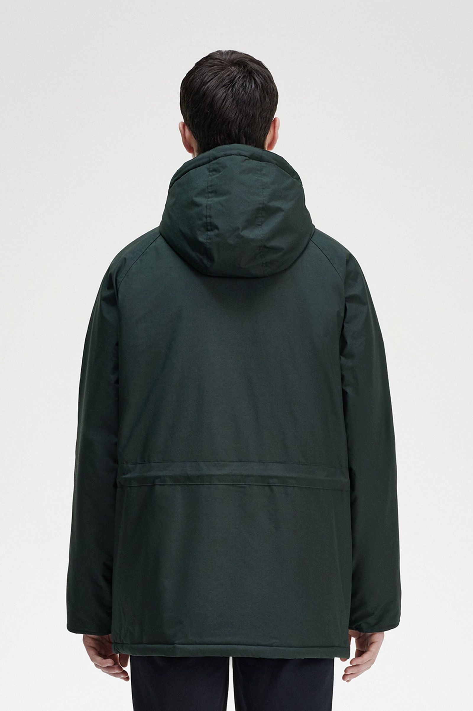 Padded Zip Through Jacket Night Green