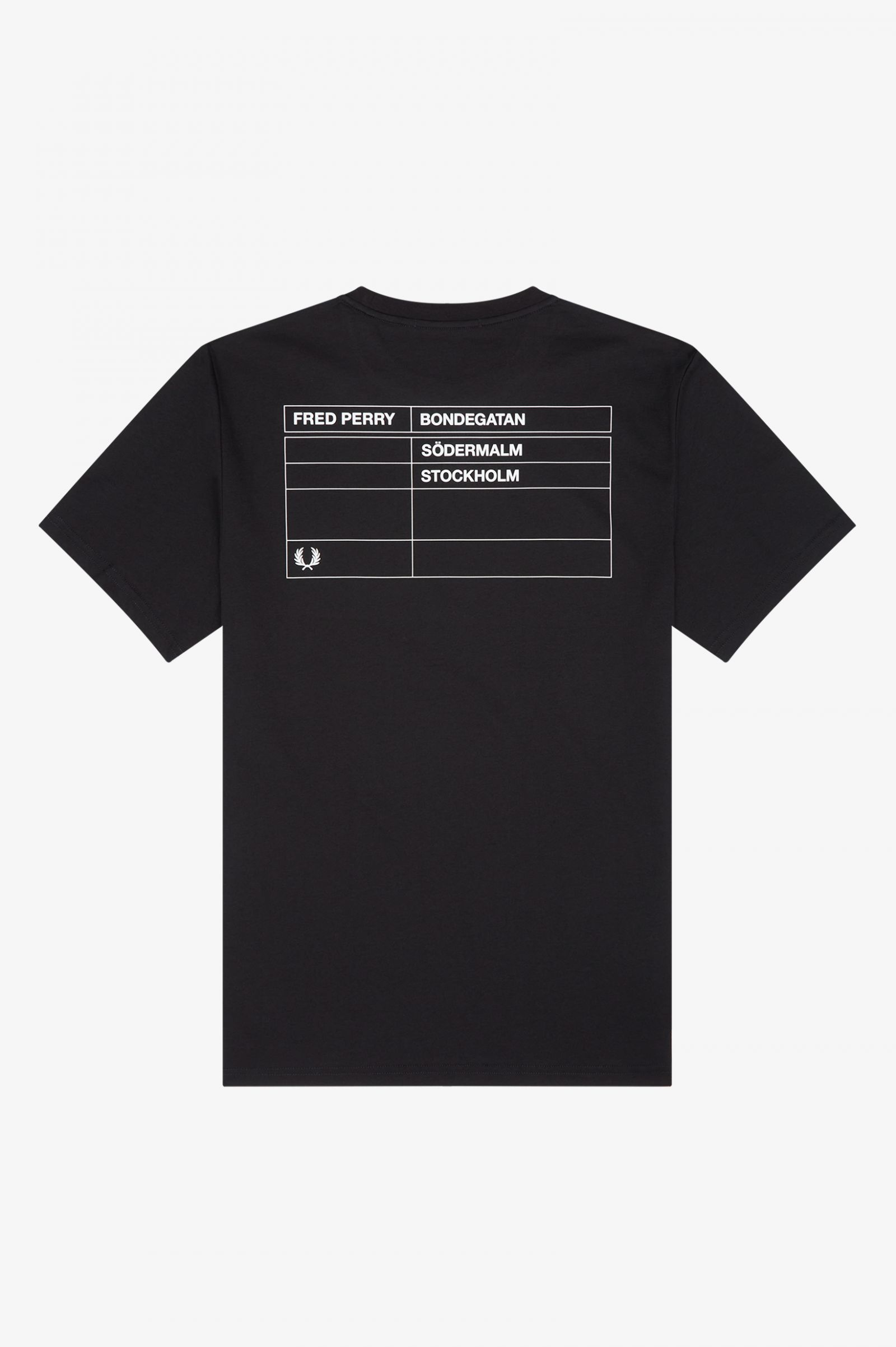 Stockholm Ringer T-Shirt Black