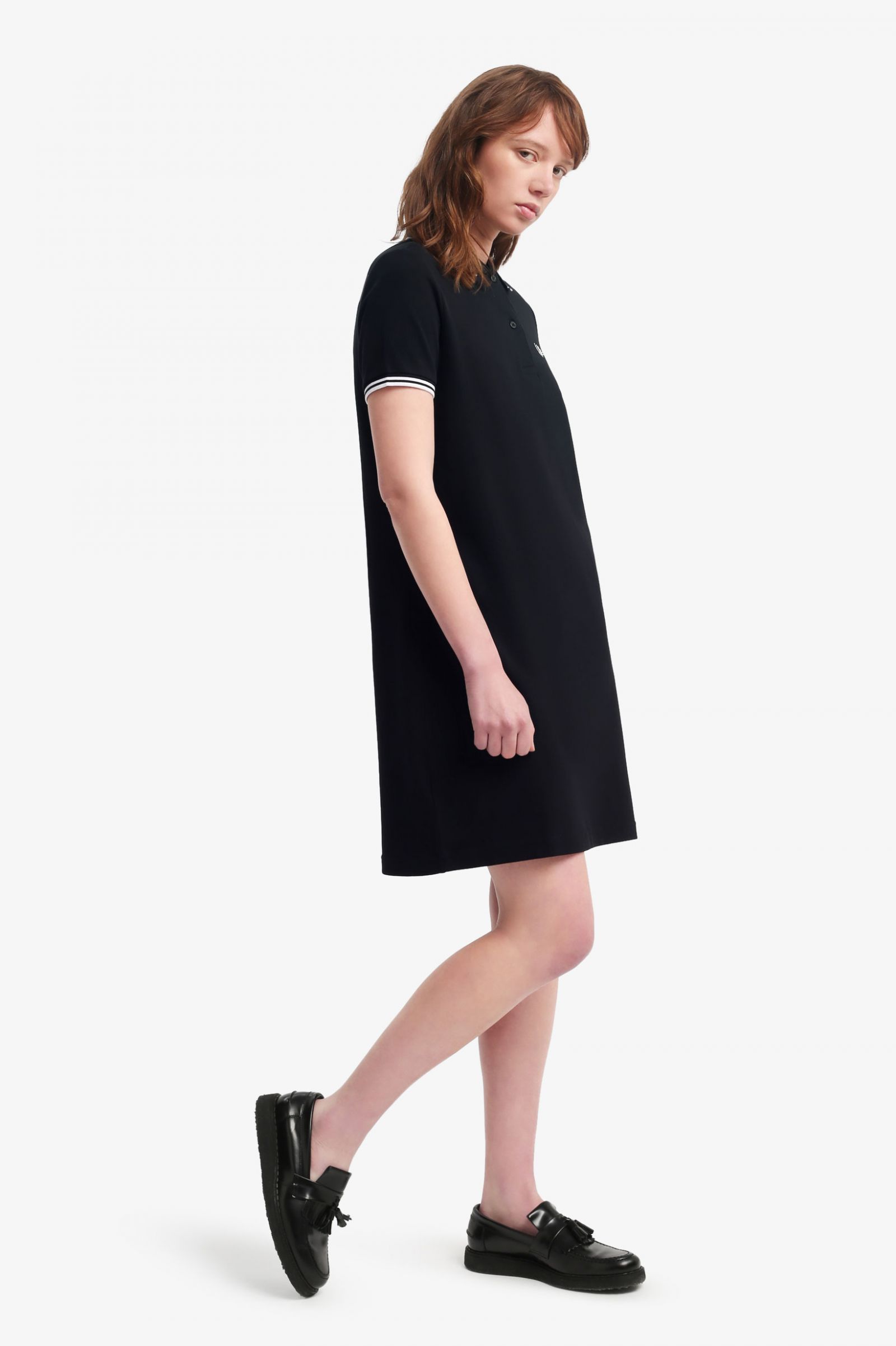 Twin Tipped Fred Perry Dress Black