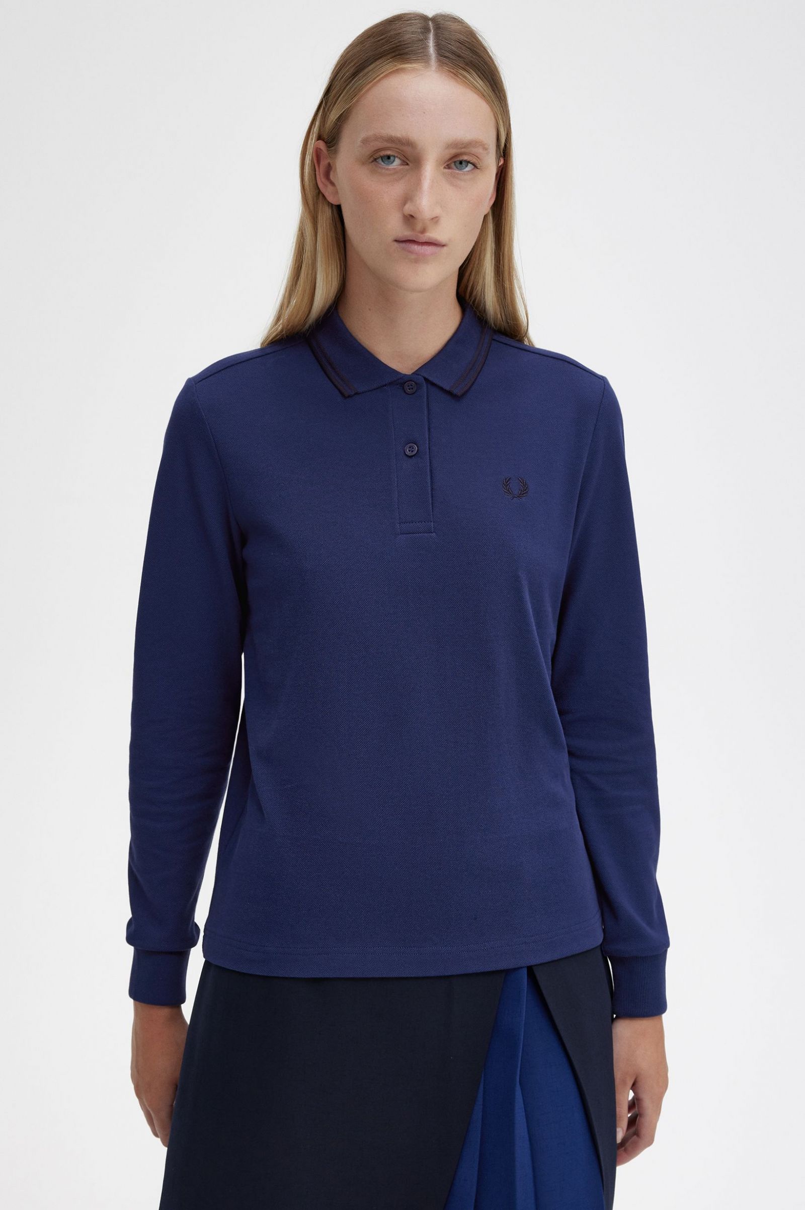 The Fred Perry ShirtG3636 French Navy / Black / Black