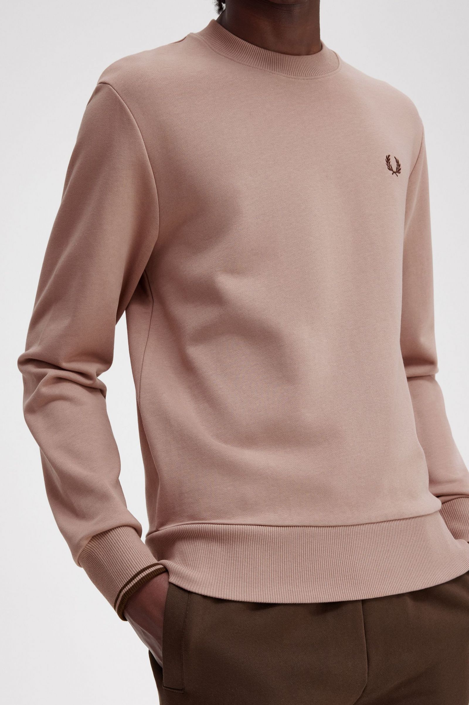 Crew Neck Sweatshirt Dark Pink
