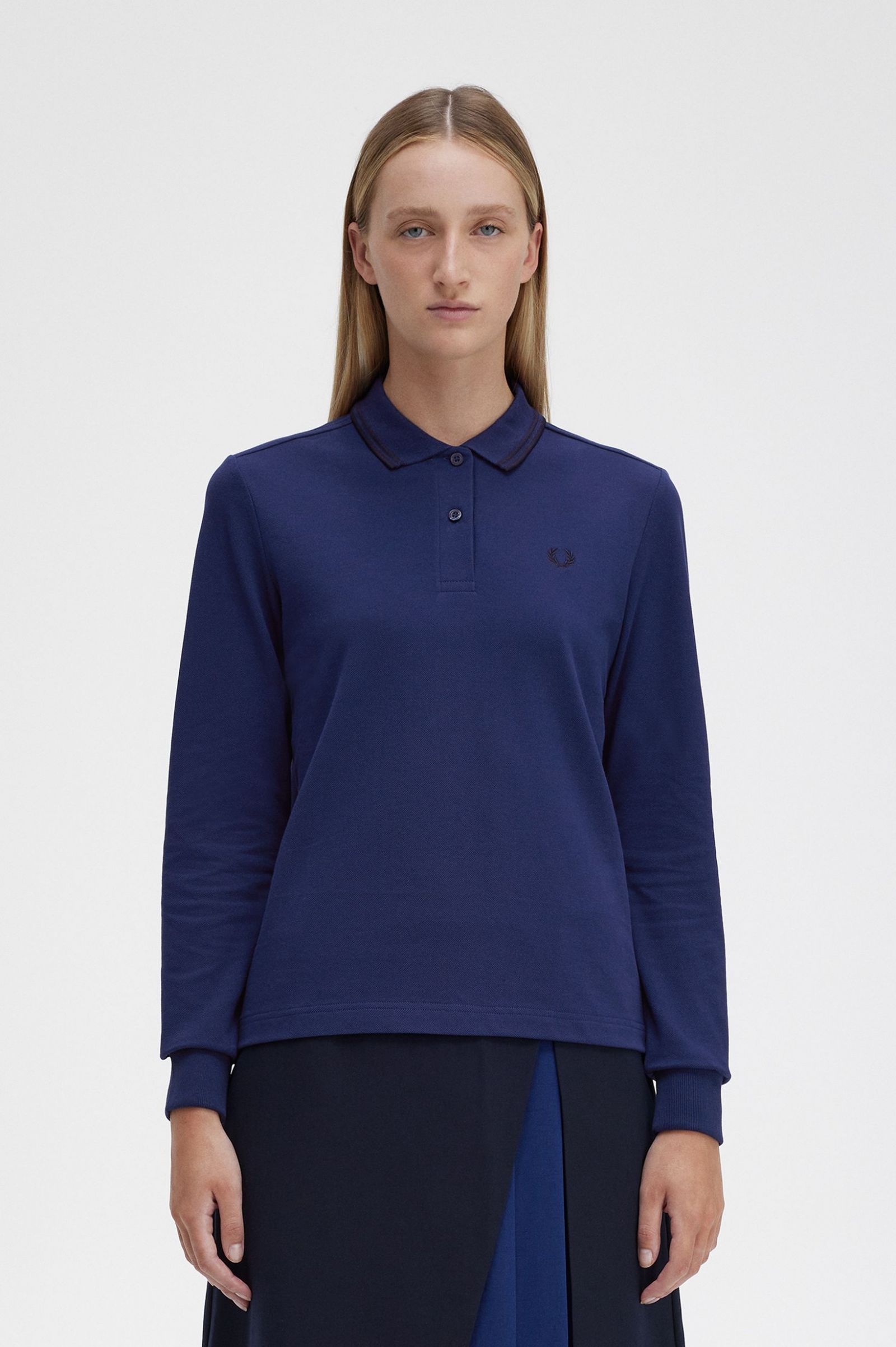 The Fred Perry ShirtG3636 French Navy / Black / Black