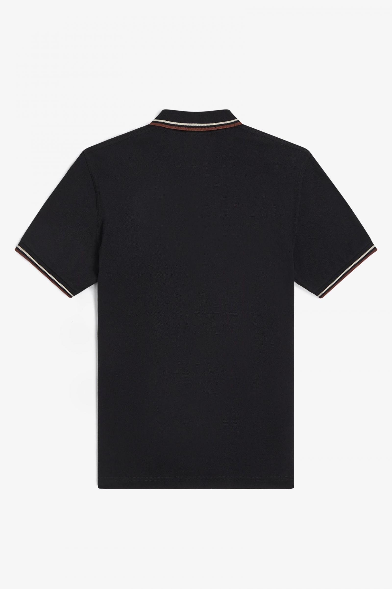 The Fred Perry ShirtM12 Black / Oatmeal / Whisky Brown