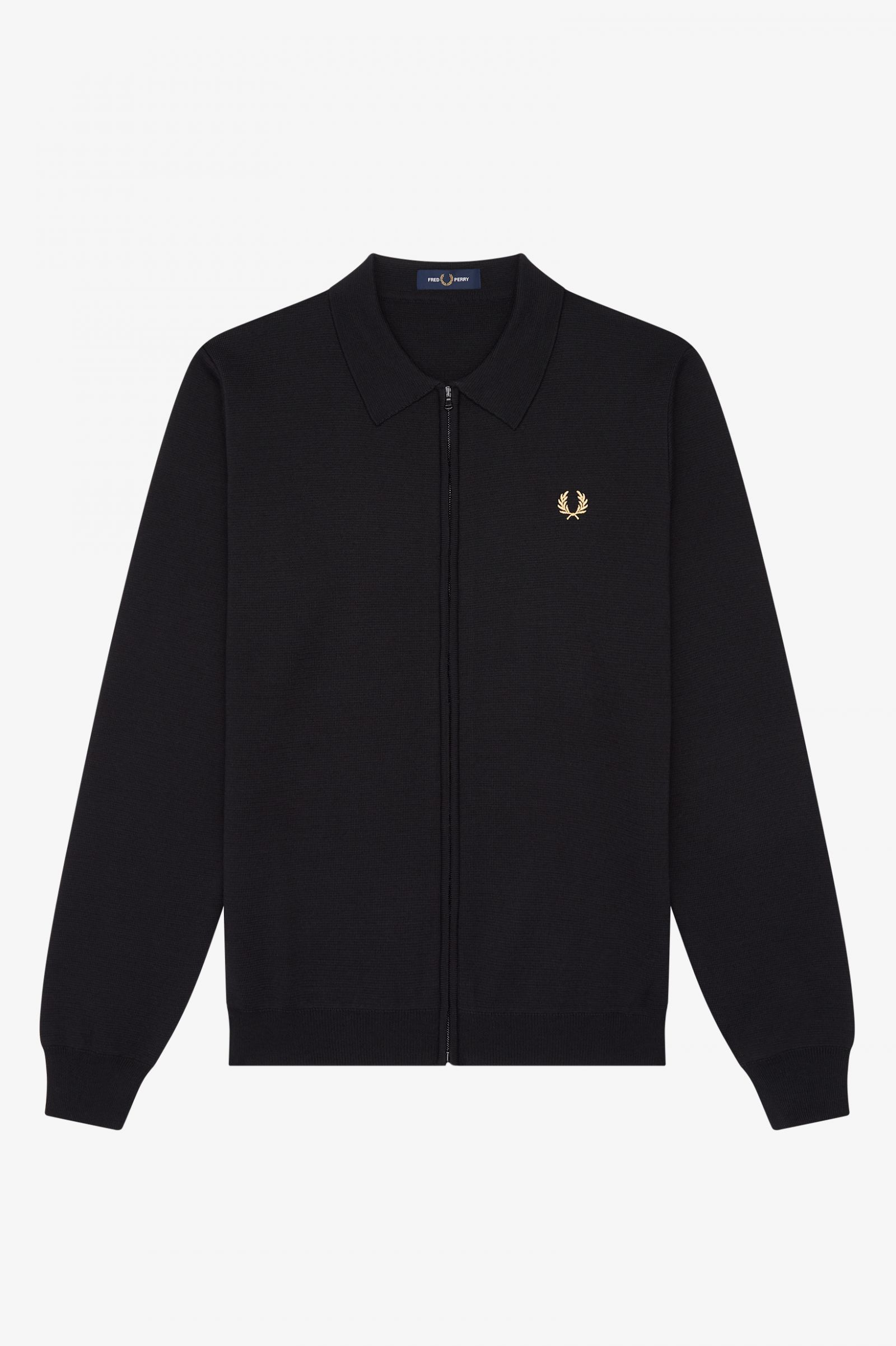 ReissuesZip Through Cardigan Black