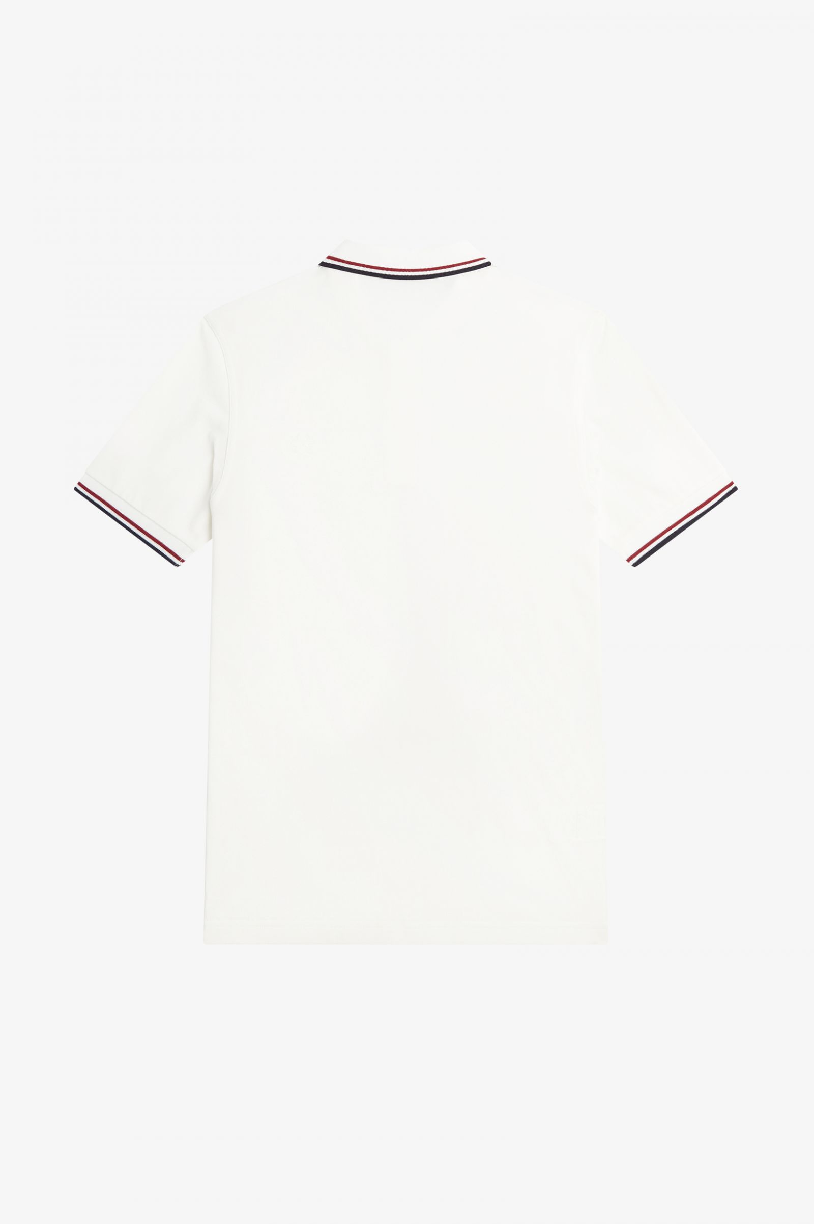 The Fred Perry ShirtM3600 Snow White / Burnt Red / Navy
