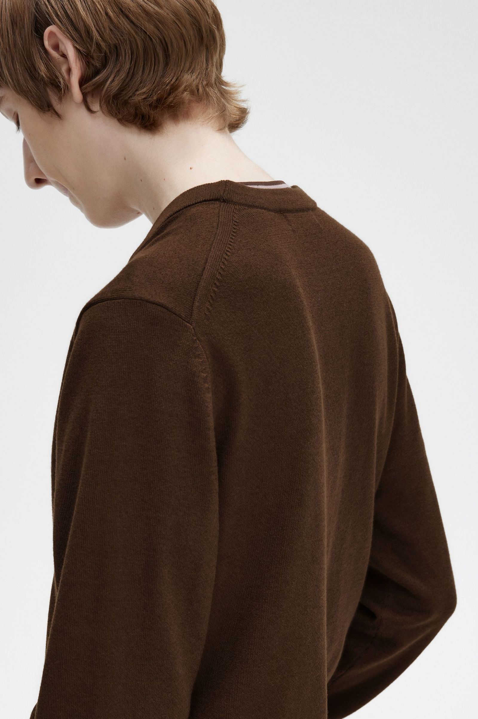 Classic Cardigan Burnt Tobacco