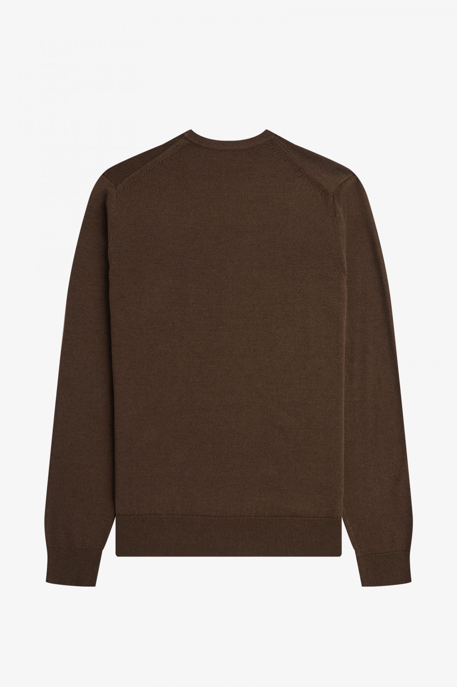 Classic Crew Neck Jumper Burnt Tobacco
