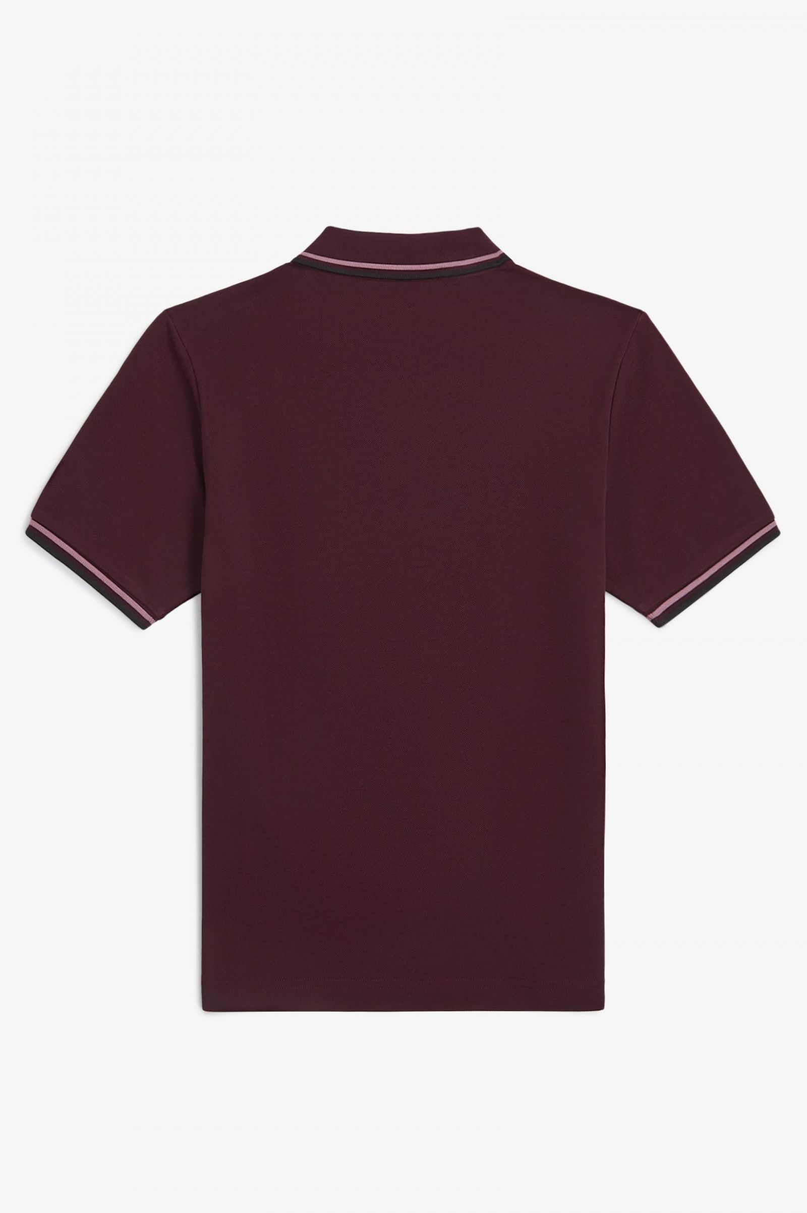 The Fred Perry ShirtG3600 Oxblood / Dusty Rose Pink / Black