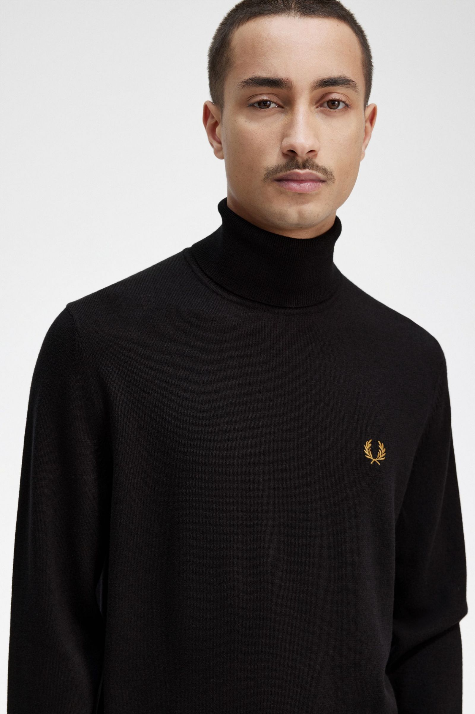 Roll Neck Jumper Navy