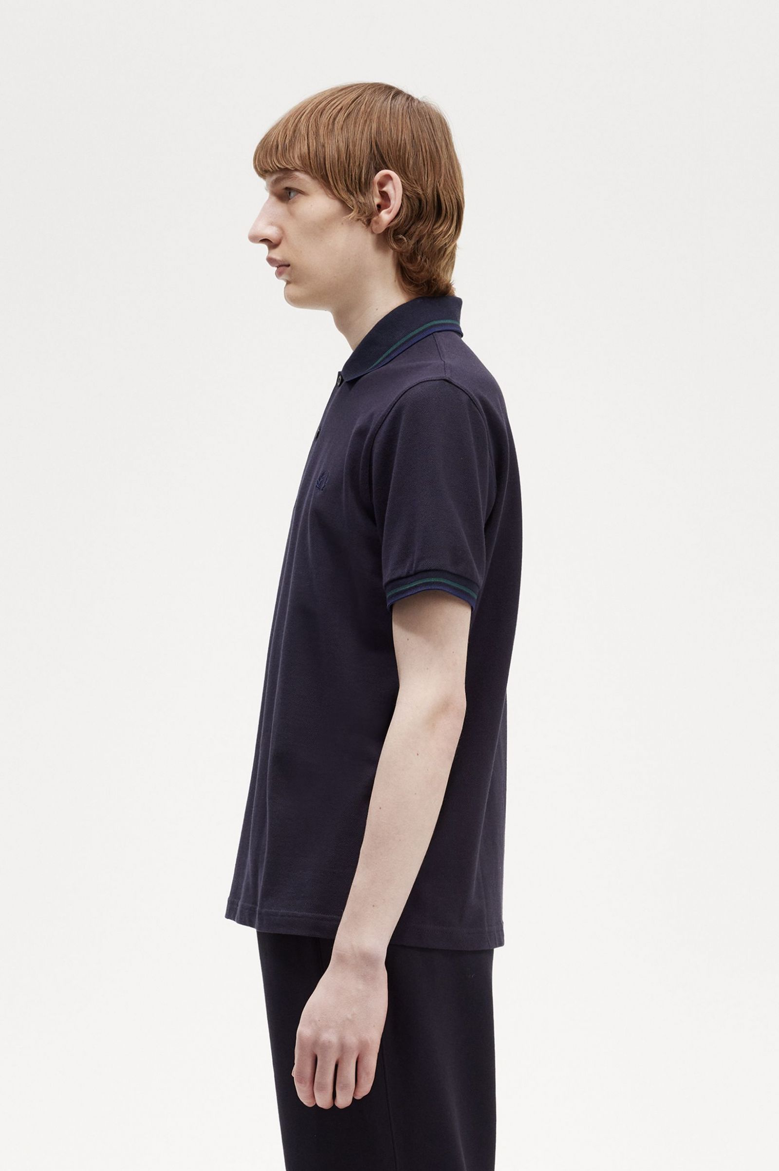 The Fred Perry ShirtM12 Navy / Petrol Blue / French Navy