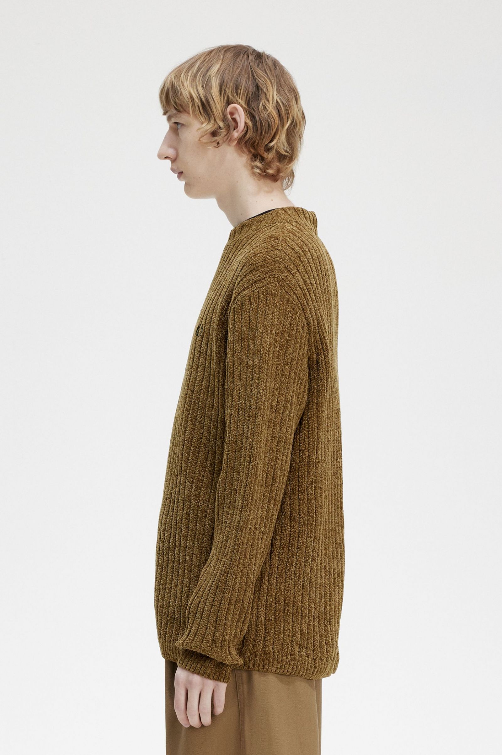 Chenille Rib Jumper Shaded Stone
