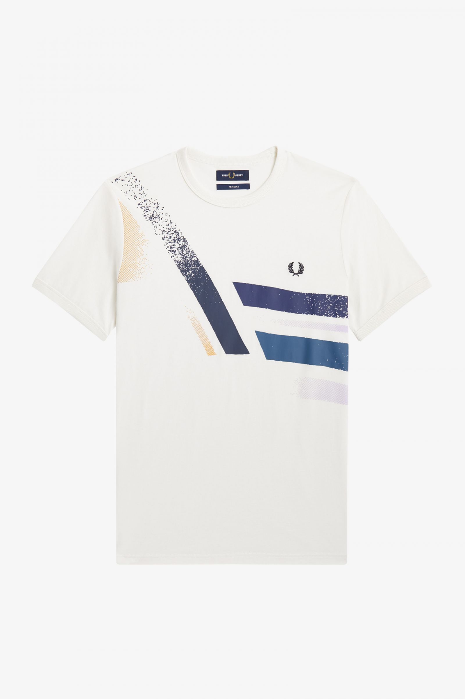 ReissuesAbstract Graphic T-Shirt Ecru