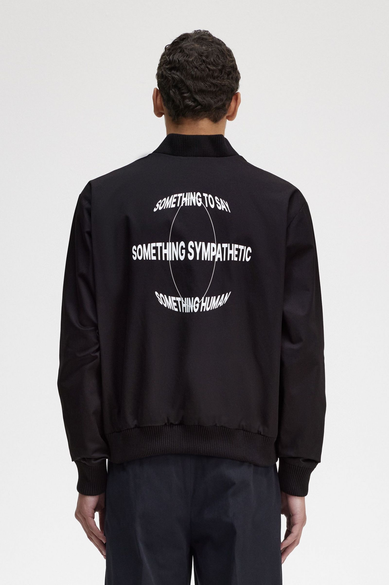 Raf SimonsPrinted Bomber Jacket Black