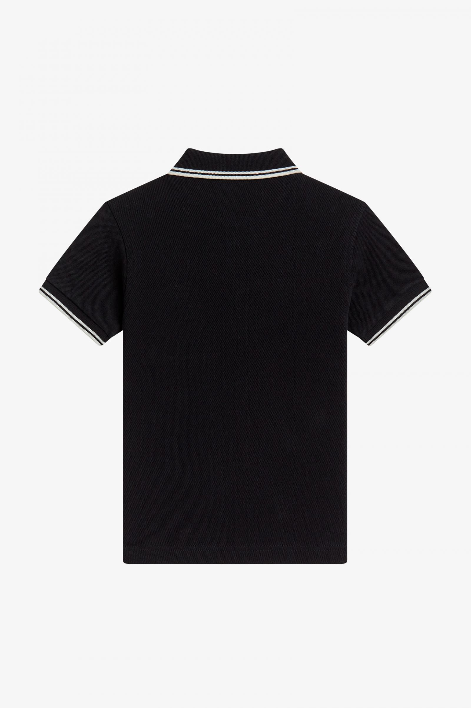 The Fred Perry ShirtKids Twin Tipped Fred Perry Shirt Black / White / White