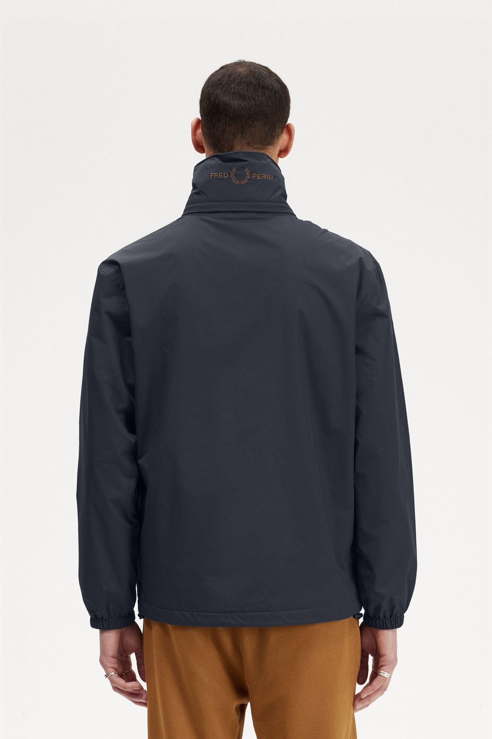 Patch Pocket Zip Through Jacket Navy