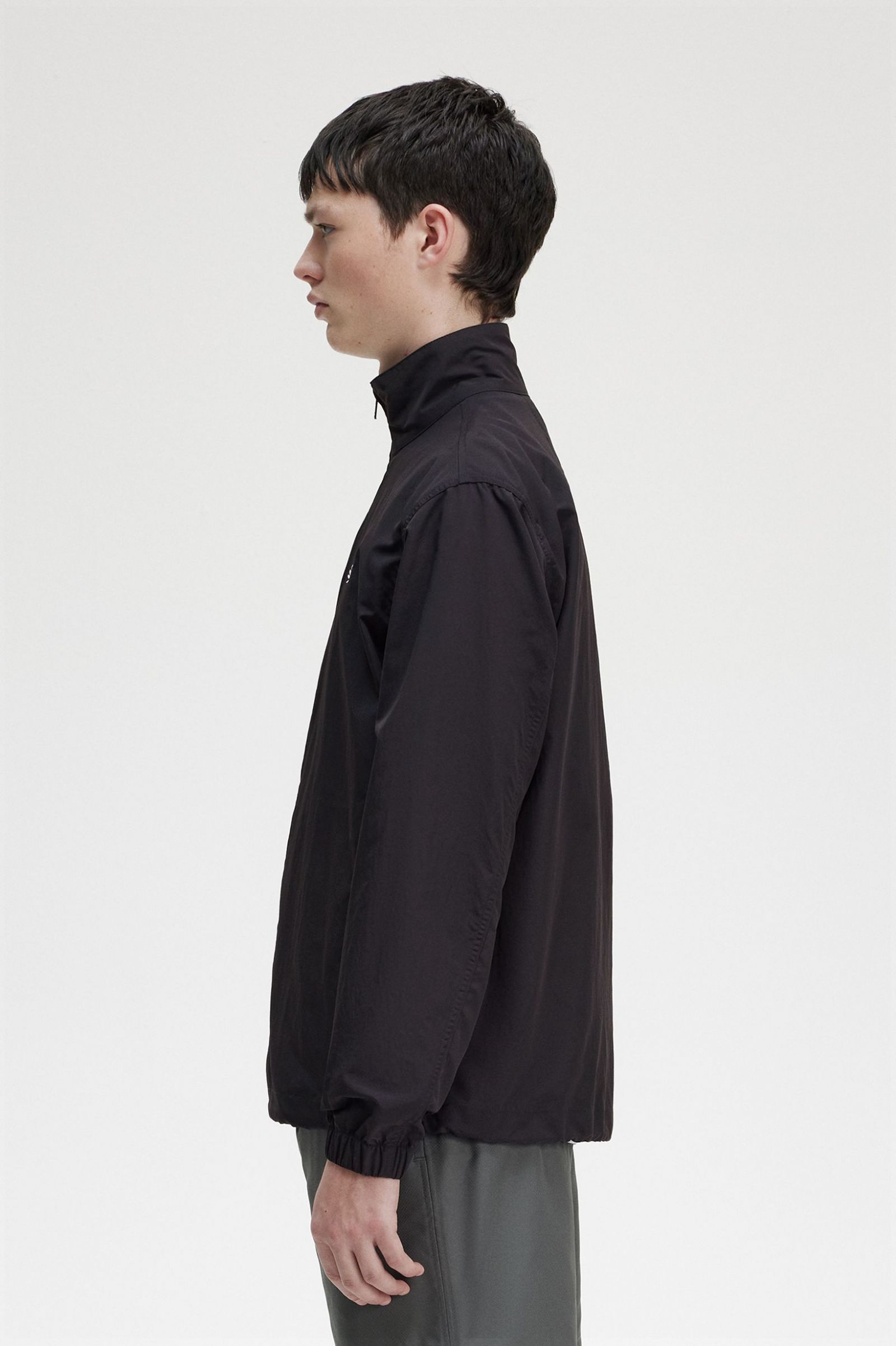 Woven Track Jacket Black