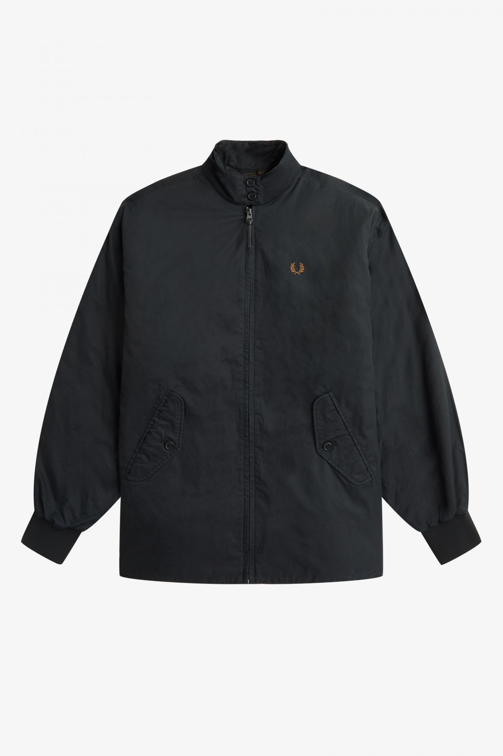 Padded Zip-Through Jacket Black
