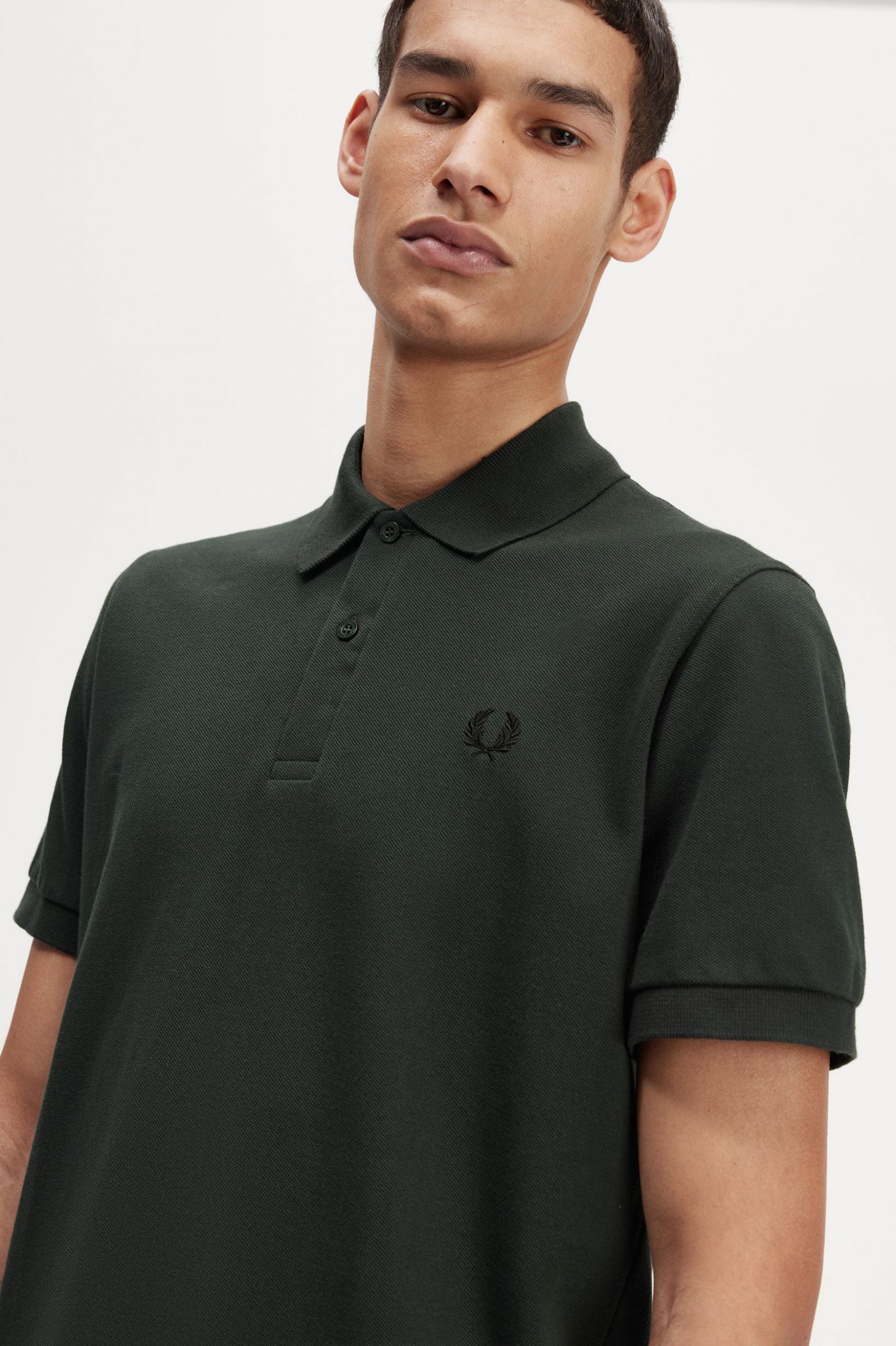 The Fred Perry ShirtM3 Night Green / Black