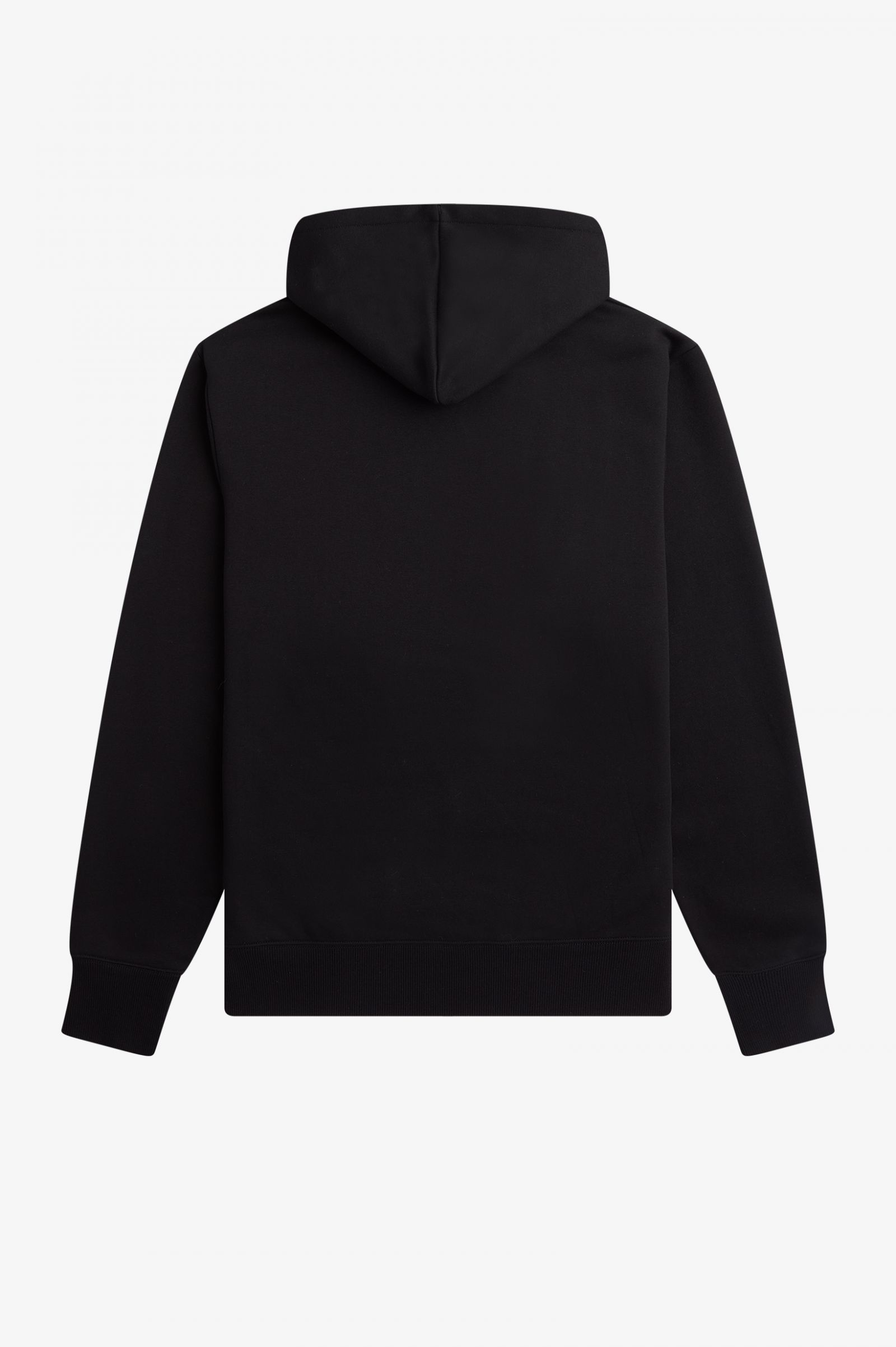 Embroidered Hooded Sweatshirt Black