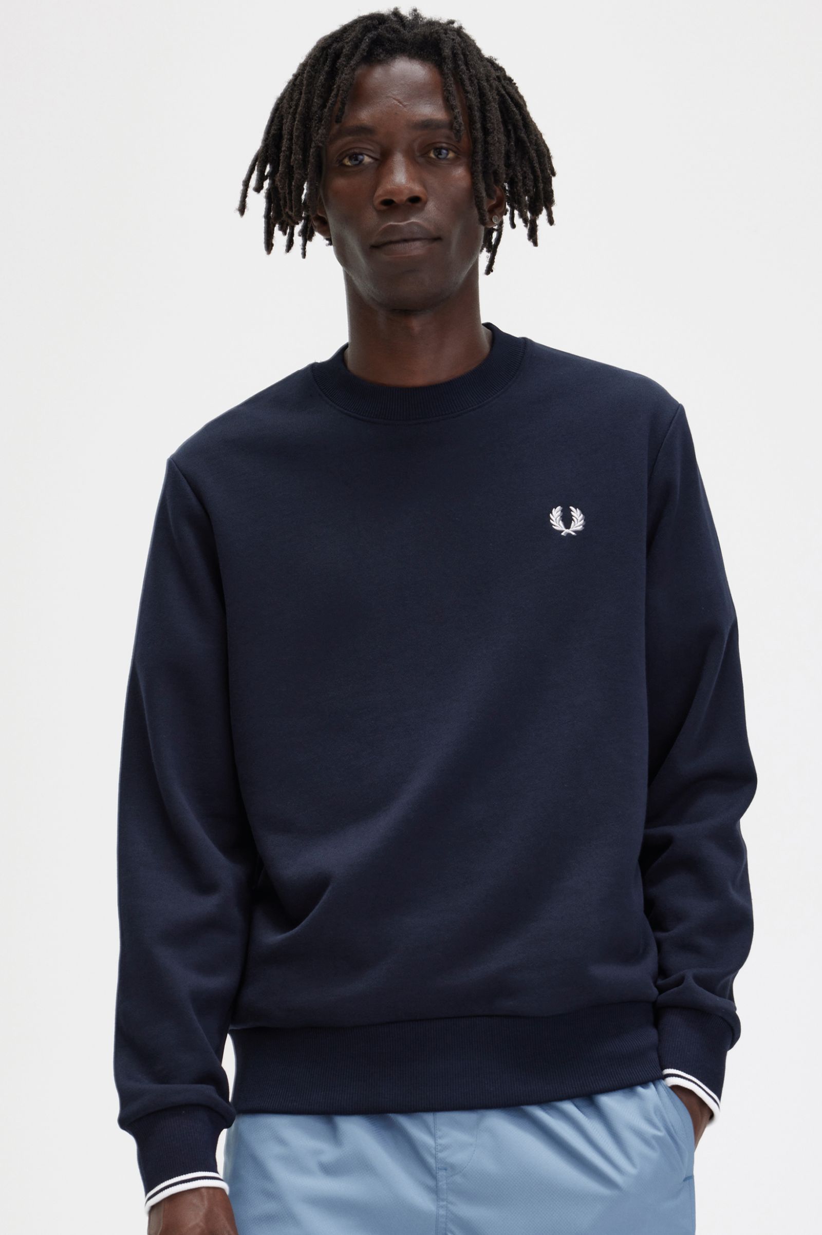 Crew Neck Sweatshirt Navy