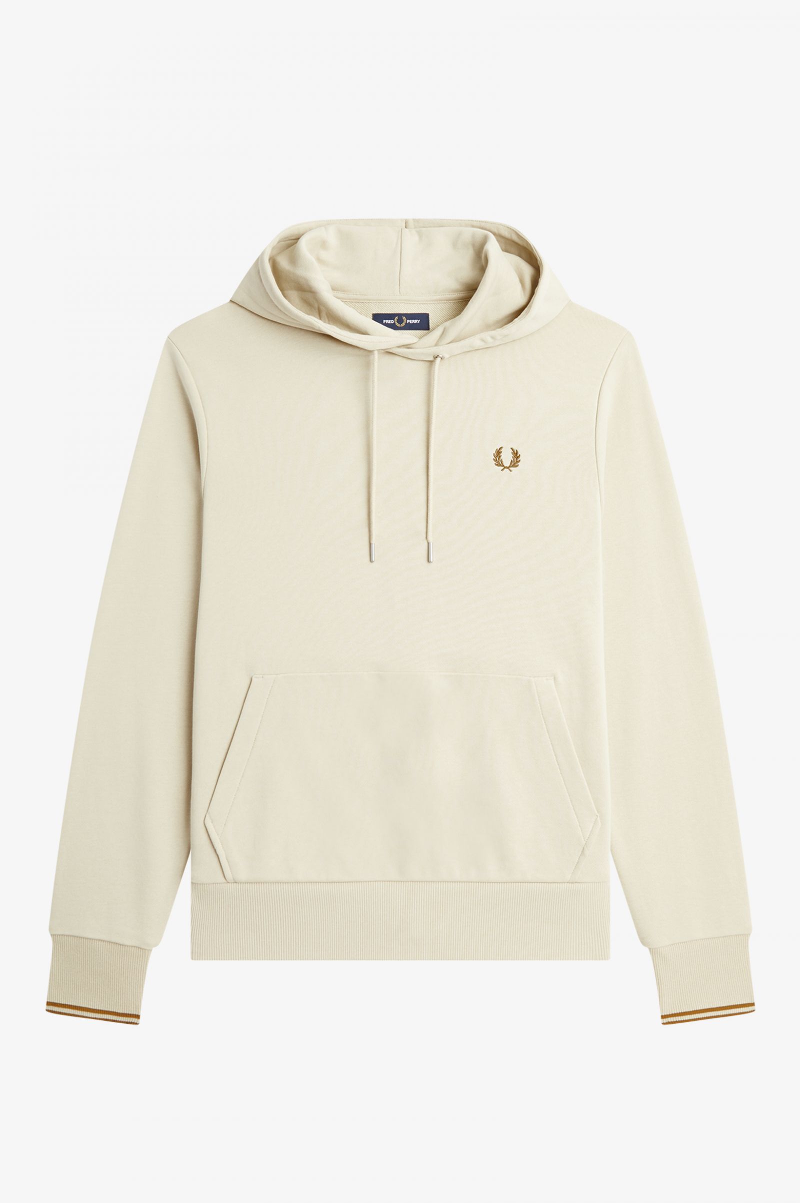 Tipped Hooded Sweatshirt Oatmeal