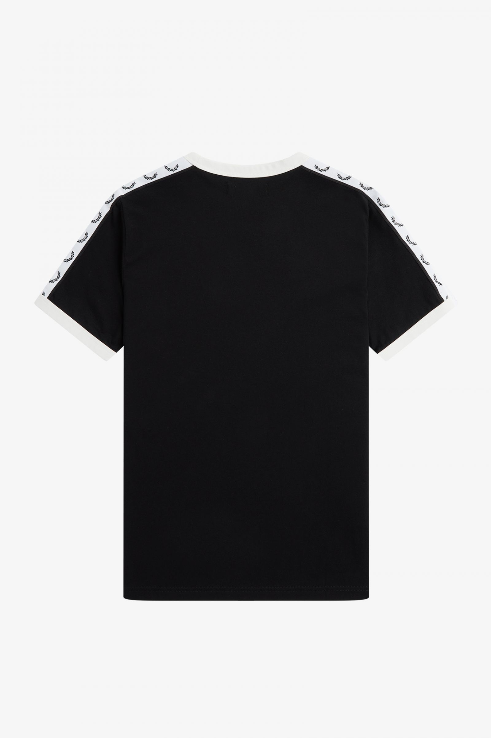 Taped Ringer T-Shirt Black