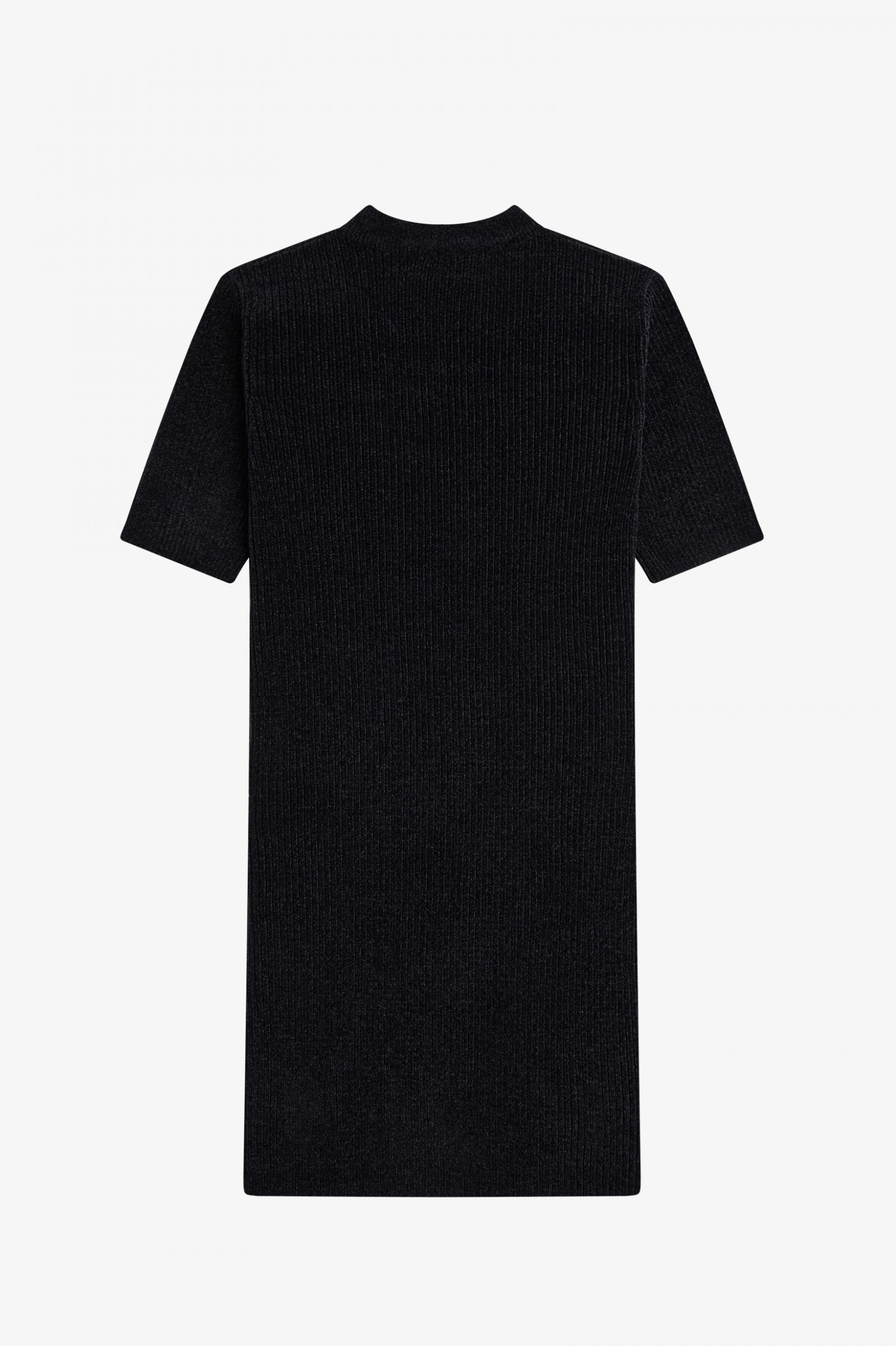 Chenille Rib Dress Black