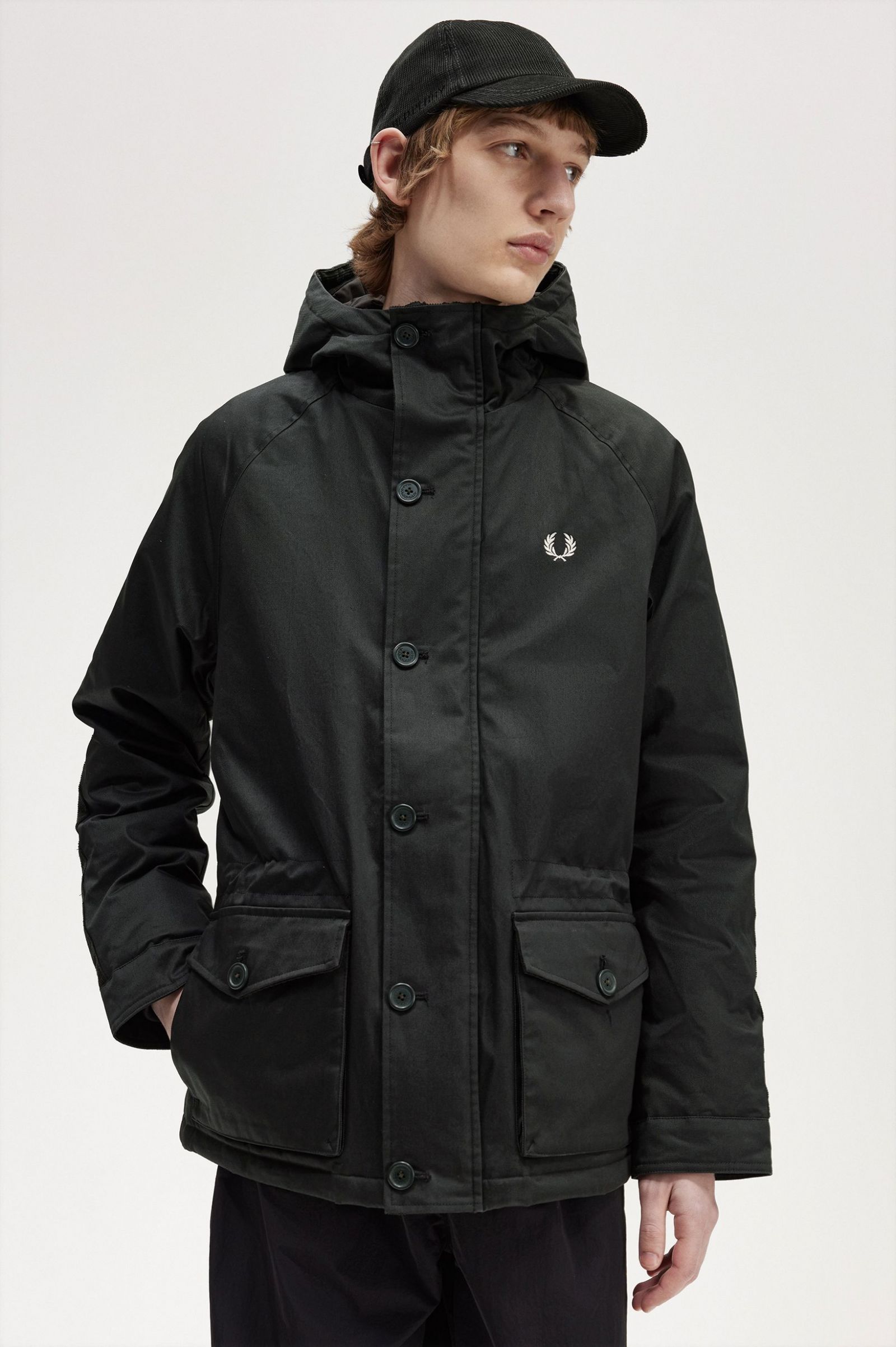 Short Snorkel Parka Night Green