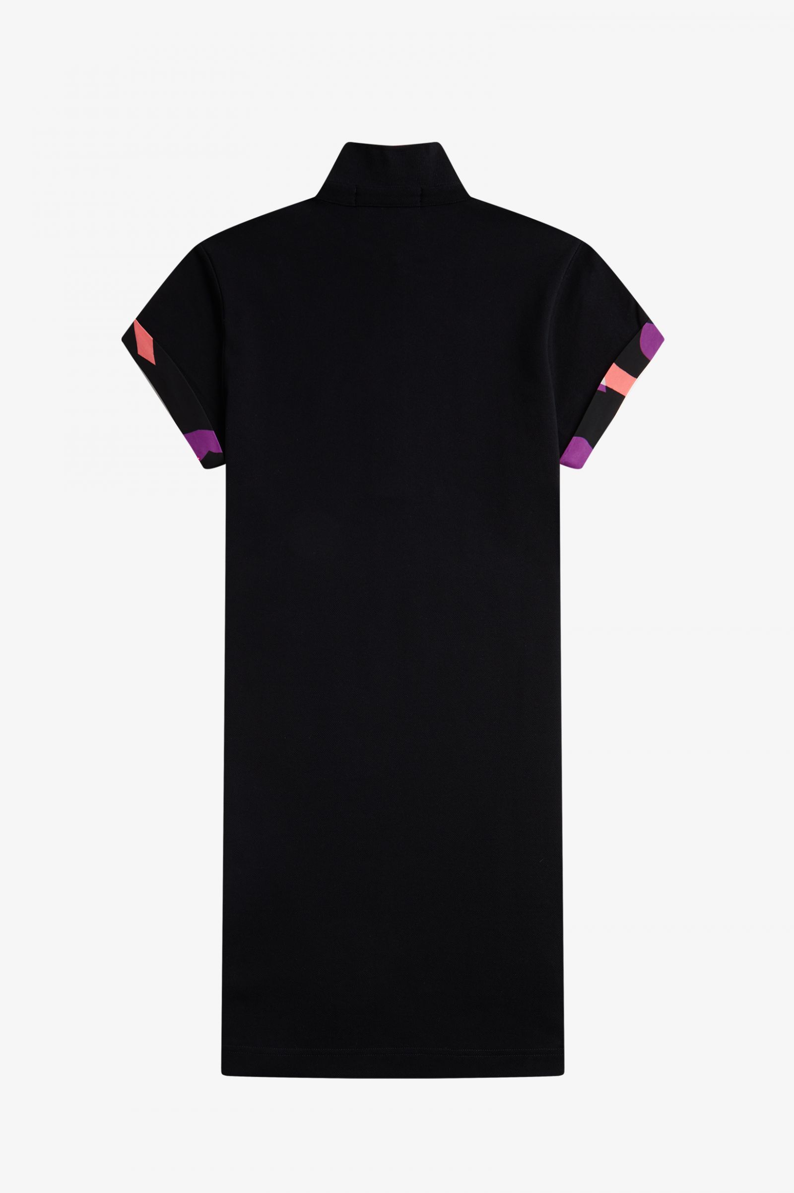 Amy Winehouse FoundationContrast Trim Piqué Dress Black