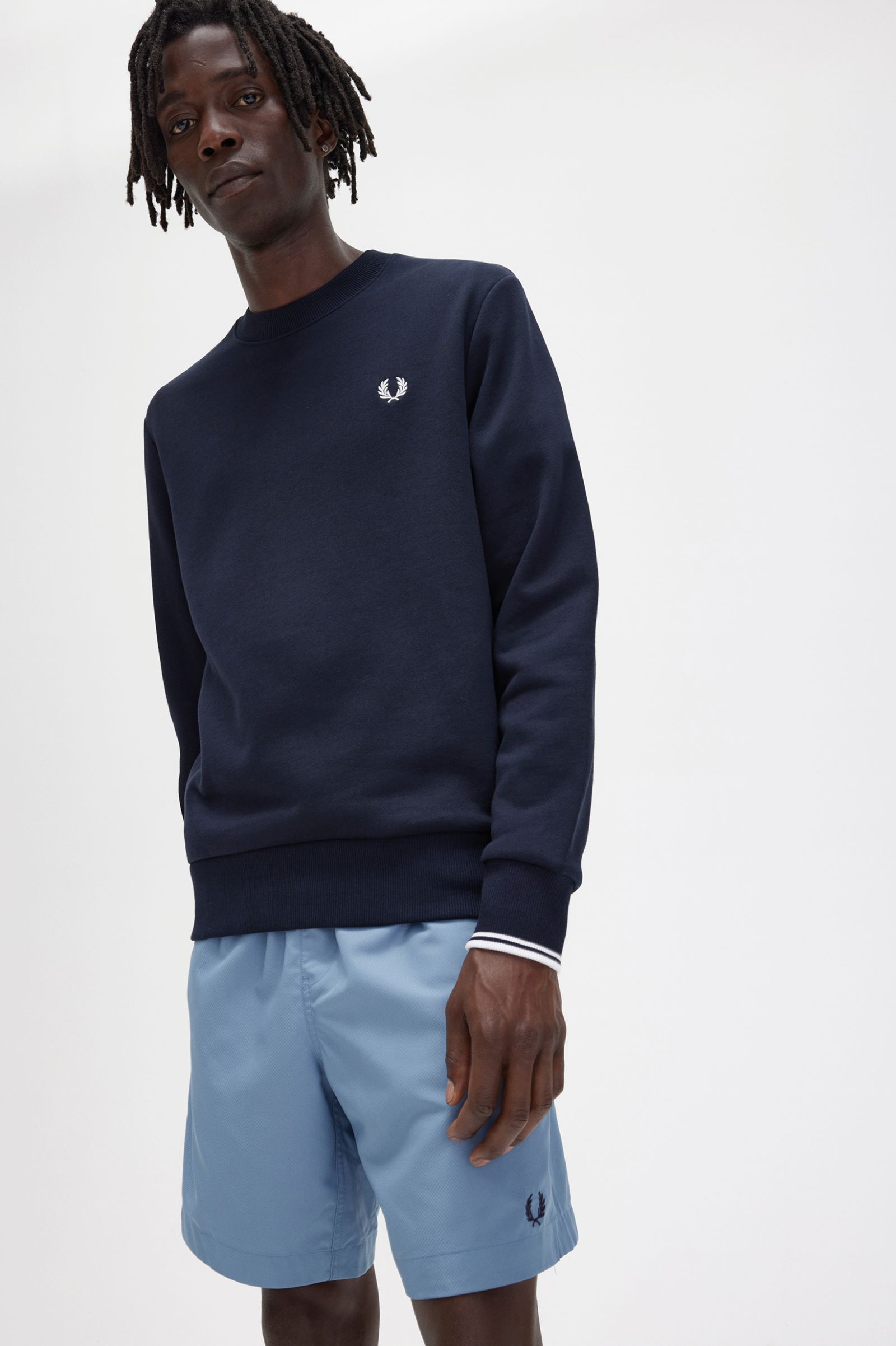 Crew Neck Sweatshirt Navy