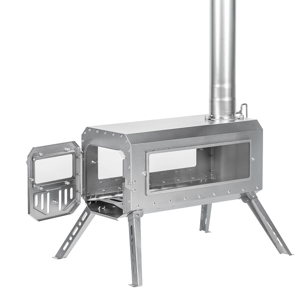 Traveller 3 Wood Stove | Non Rolling Titanium Chimney Version | Ultralight Tent Stove | New Arrival